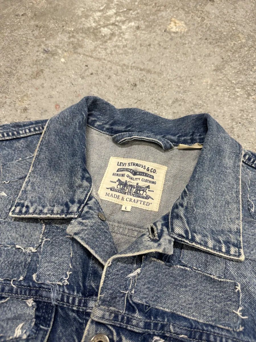 Levi's × Vintage Levi's Made & Crafted Unique Denim Patchwork Jacket Size US M / EU 48-50 / 2 - 10 Thumbnail