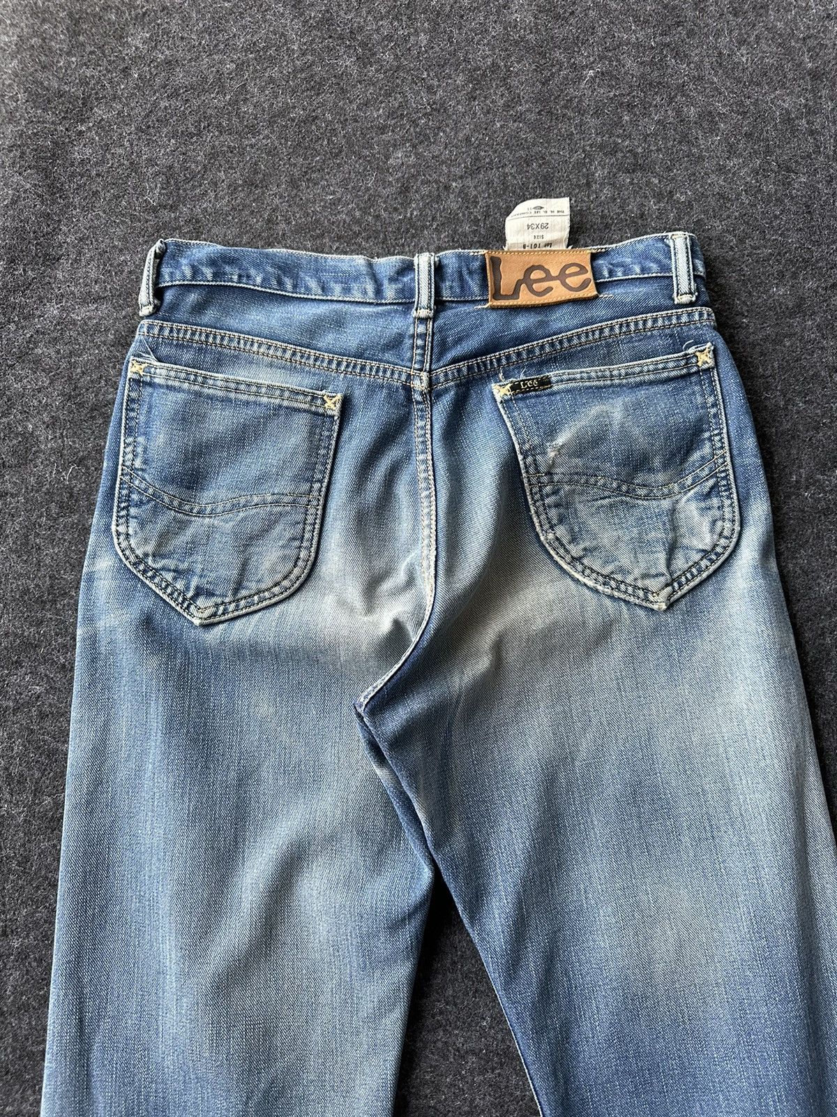 Lee Vintage Rare 50s Lee 101 Half Selvedge Denim 29x34 D444 Size US 29 - 5 Thumbnail