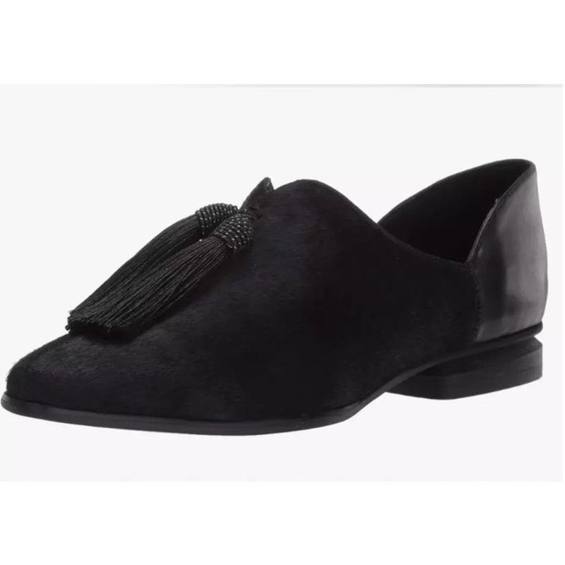 Other SBICCA Womans Leather Calf Hair Black Flats Loafers / Size 7 Size US 7 / IT 37 - 3 Thumbnail