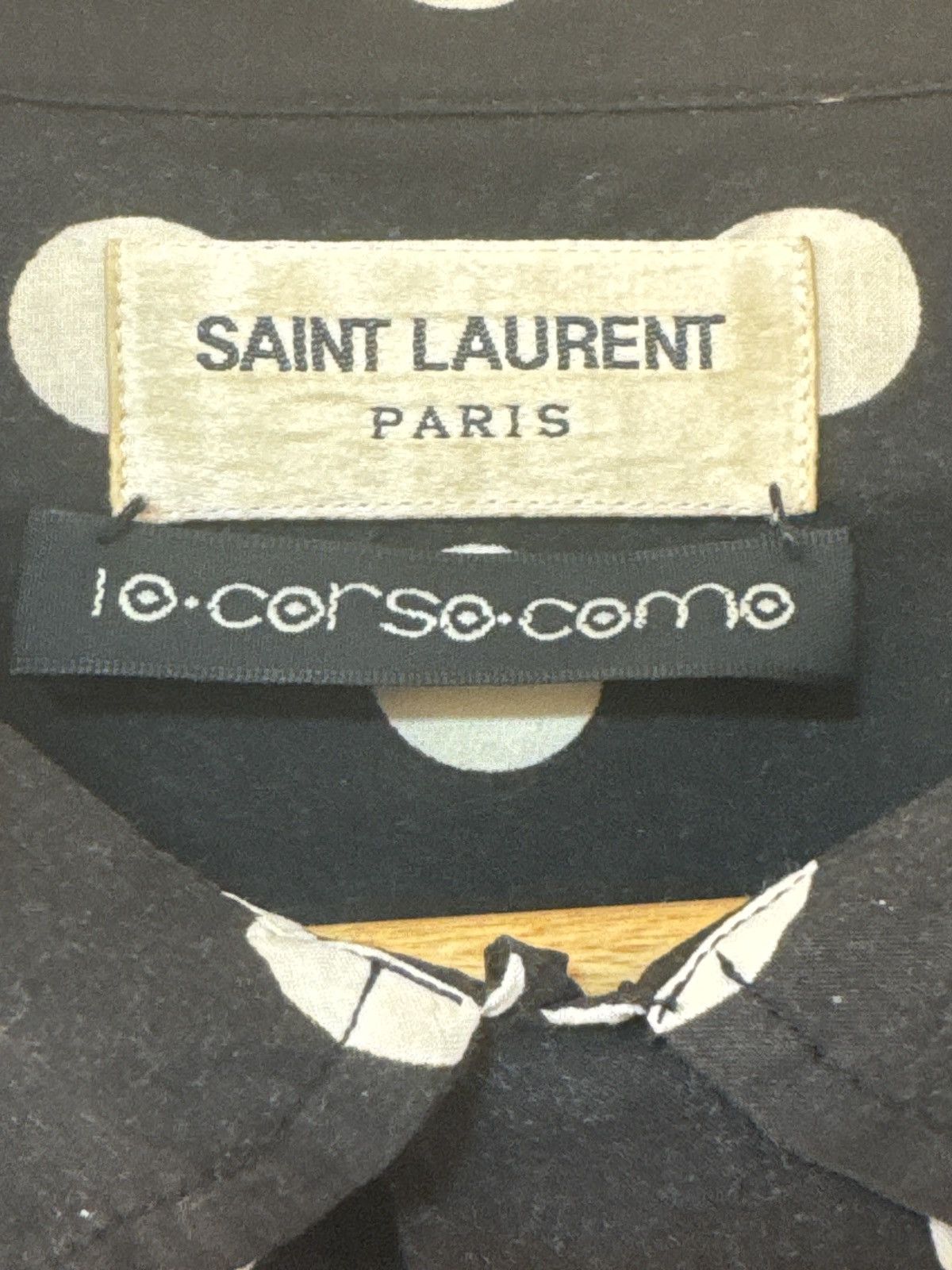Saint Laurent Paris Saint Laurent Polka Dot Shirt Size US M / EU 48-50 / 2 - 5 Thumbnail