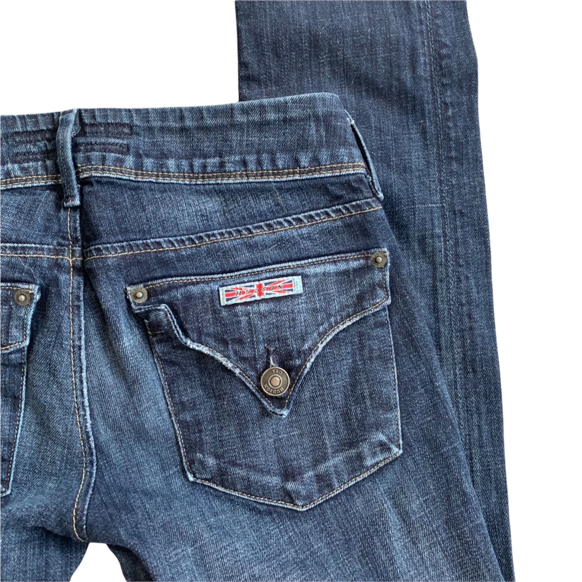 Hudson Hudson Collin Mid-Rise Dark Wash Skinny Denim Jeans24 Size 42" / US 20 - 7 Thumbnail