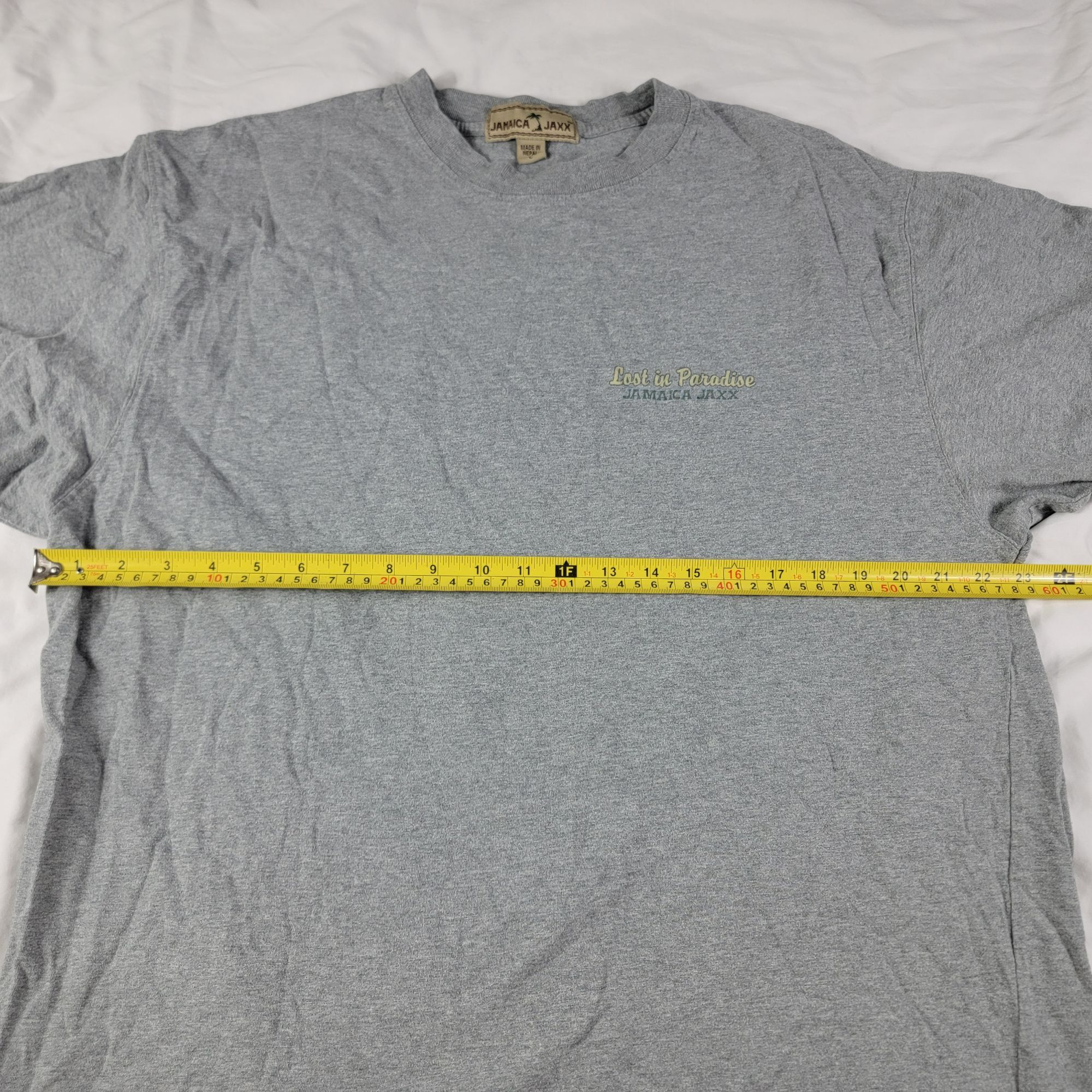 Other Jamaica Jaxx Lost In Paradise Mens Large Gray Graphic T Shir Size US L / EU 52-54 / 3 - 5 Thumbnail