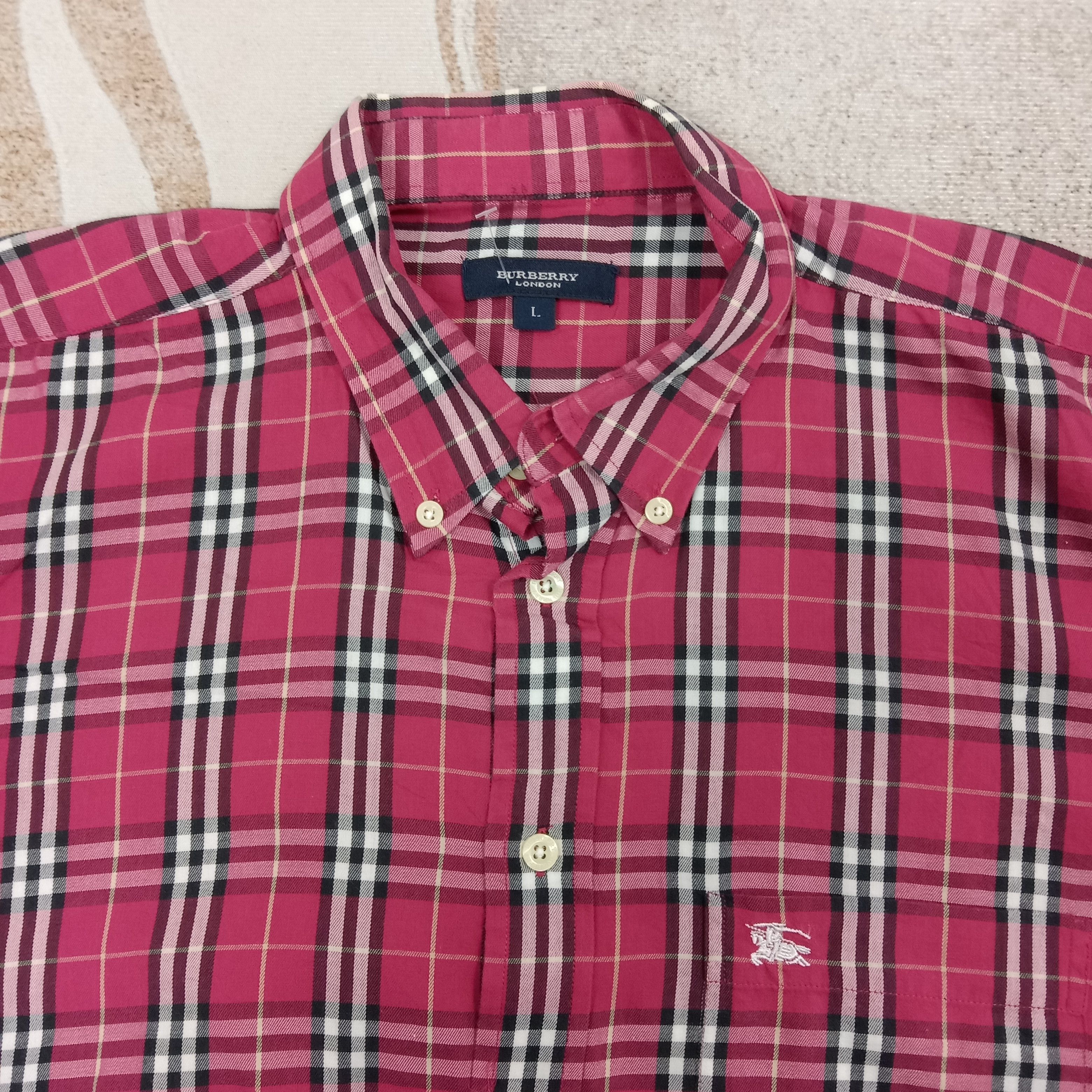 Burberry Burberry Designer Flannel Shirt C267N67 Size US L / EU 52-54 / 3 - 2 Thumbnail