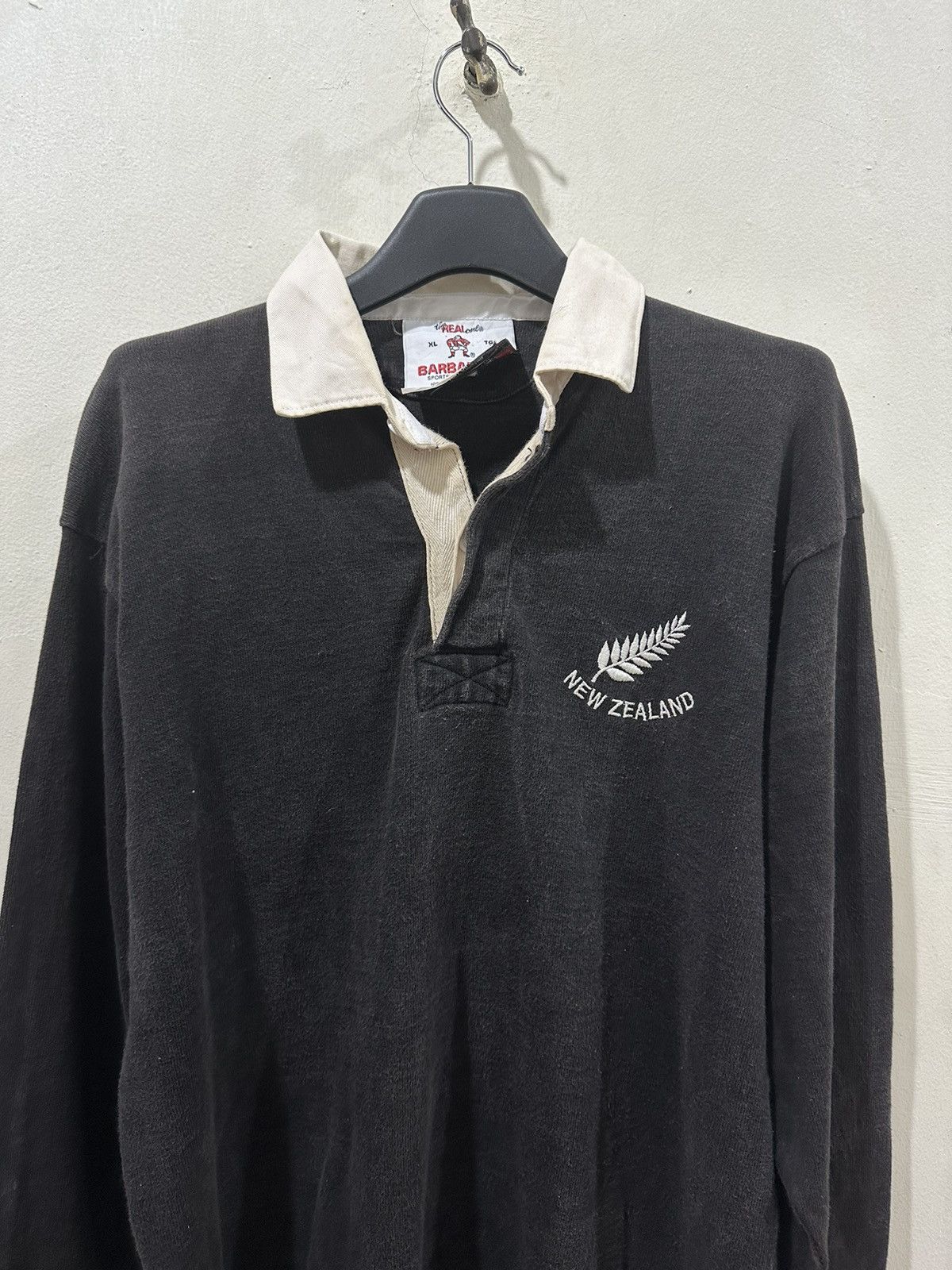 Barbarian VTG New Zealand Barbarian Rugby Wear Size US XL / EU 56 / 4 - 2 Thumbnail