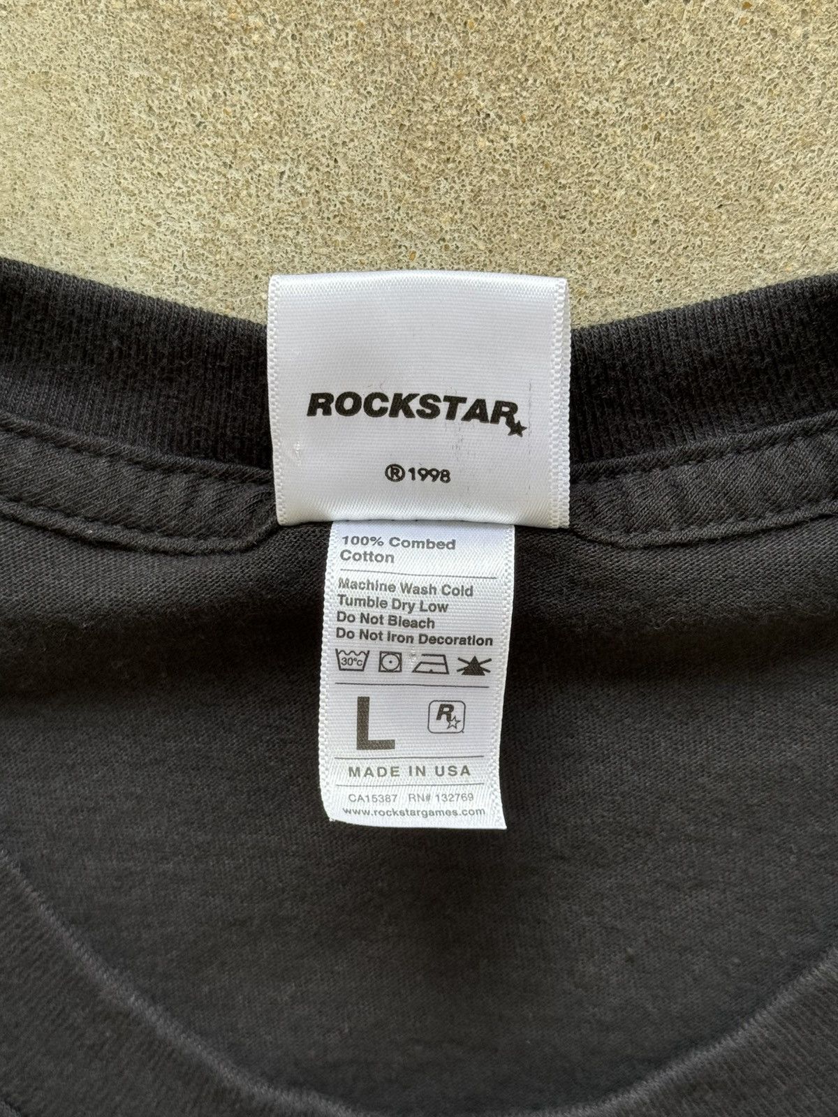 Rockstar Games Vintage 90s Rockstar Video Games Made In USA Shirt 1998 Size US L / EU 52-54 / 3 - 5 Thumbnail