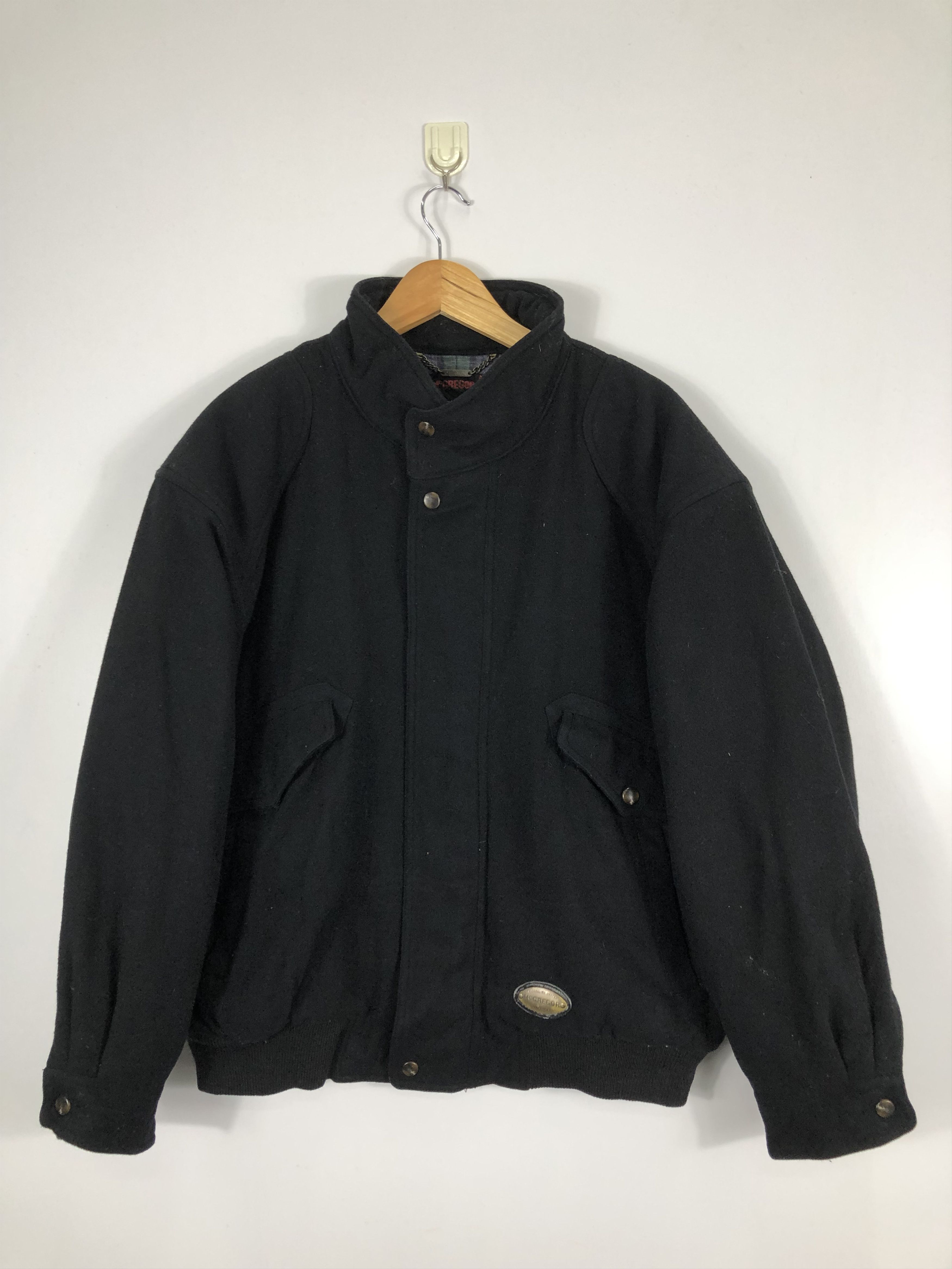 90s MCGREGOR A-2 type wool bomber jacket