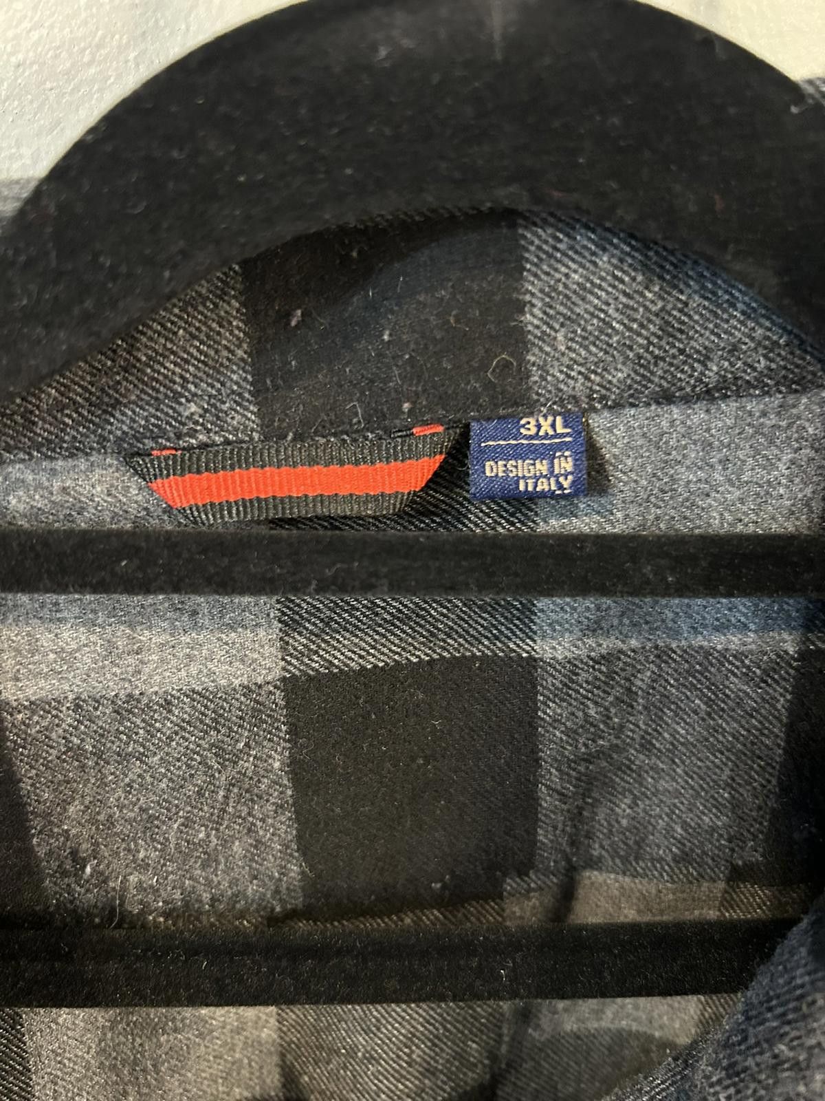 Other Men's Black and Gray Checkered Flannel Shirt 3XL Size US XXL / EU 58 / 5 - 2 Thumbnail
