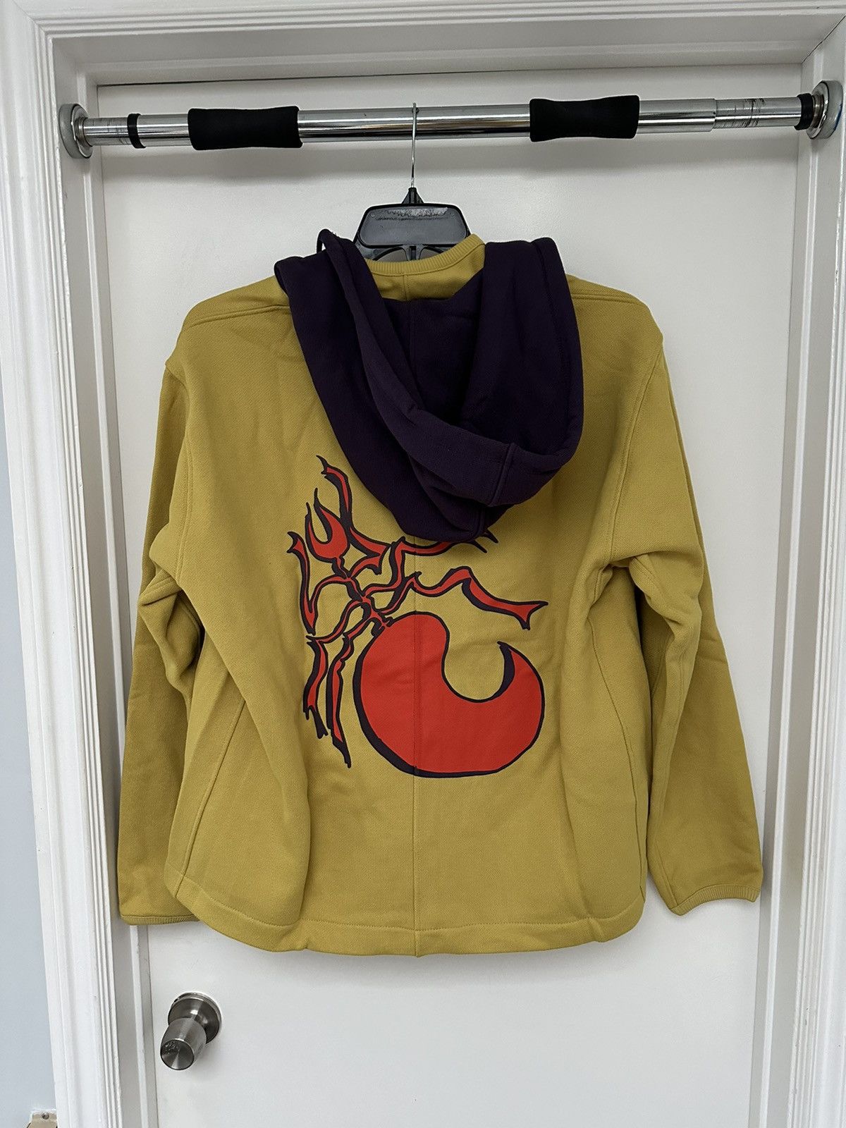Kiko Kostadinov Sharif Farrag Ant Fleece Hooded Jacket Sunflower Size US M / EU 48-50 / 2 - 3 Thumbnail