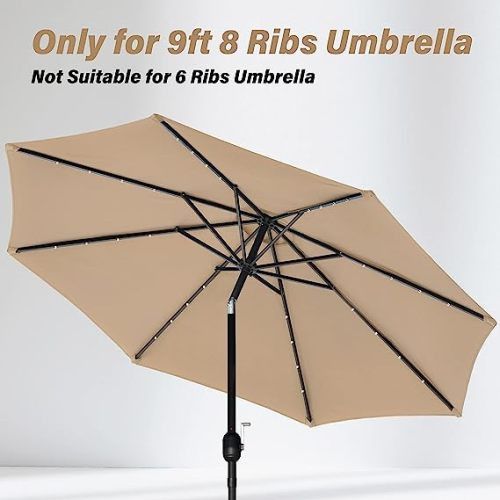 Designer × Homemade 9' Patio Umbrella Replacement Canopy Outdoor Table Market Ya Size US L / EU 52-54 / 3 - 4 Thumbnail
