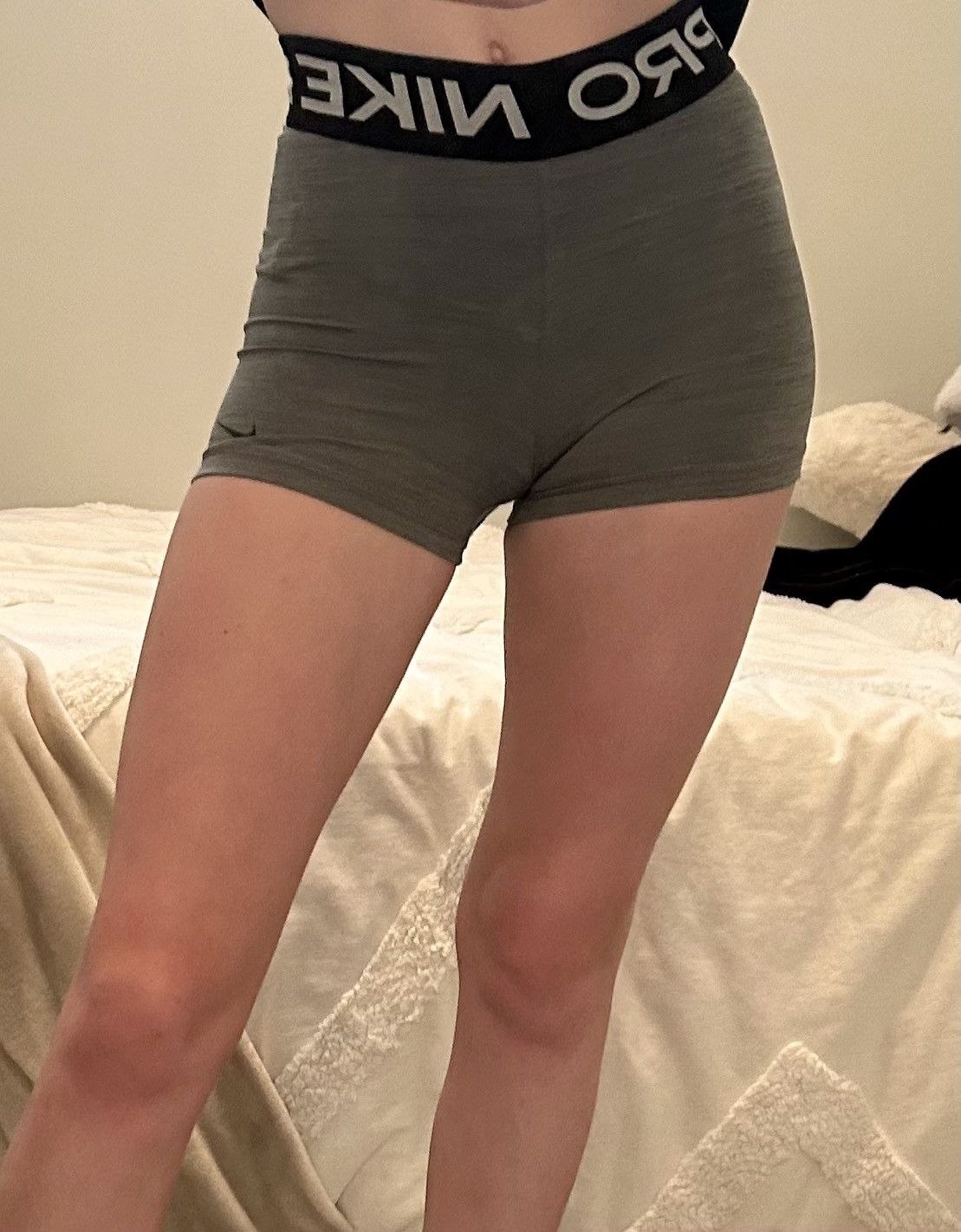 Nike Nike Pro Grey athletic shorts Size 25" / US 0 / IT 36 - 1 Thumbnail