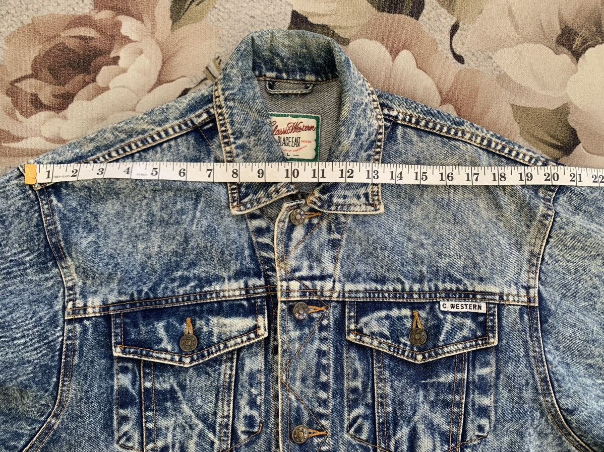 Vintage Classic Western Trucker Jacket With Back Buckle Size US L / EU 52-54 / 3 - 15 Thumbnail
