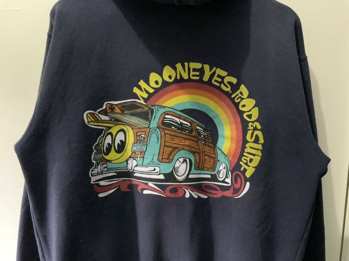 Japanese Brand Mooneyes Rod & Surf Streetwear Hoodie Size US M / EU 48-50 / 2 - 11 Thumbnail