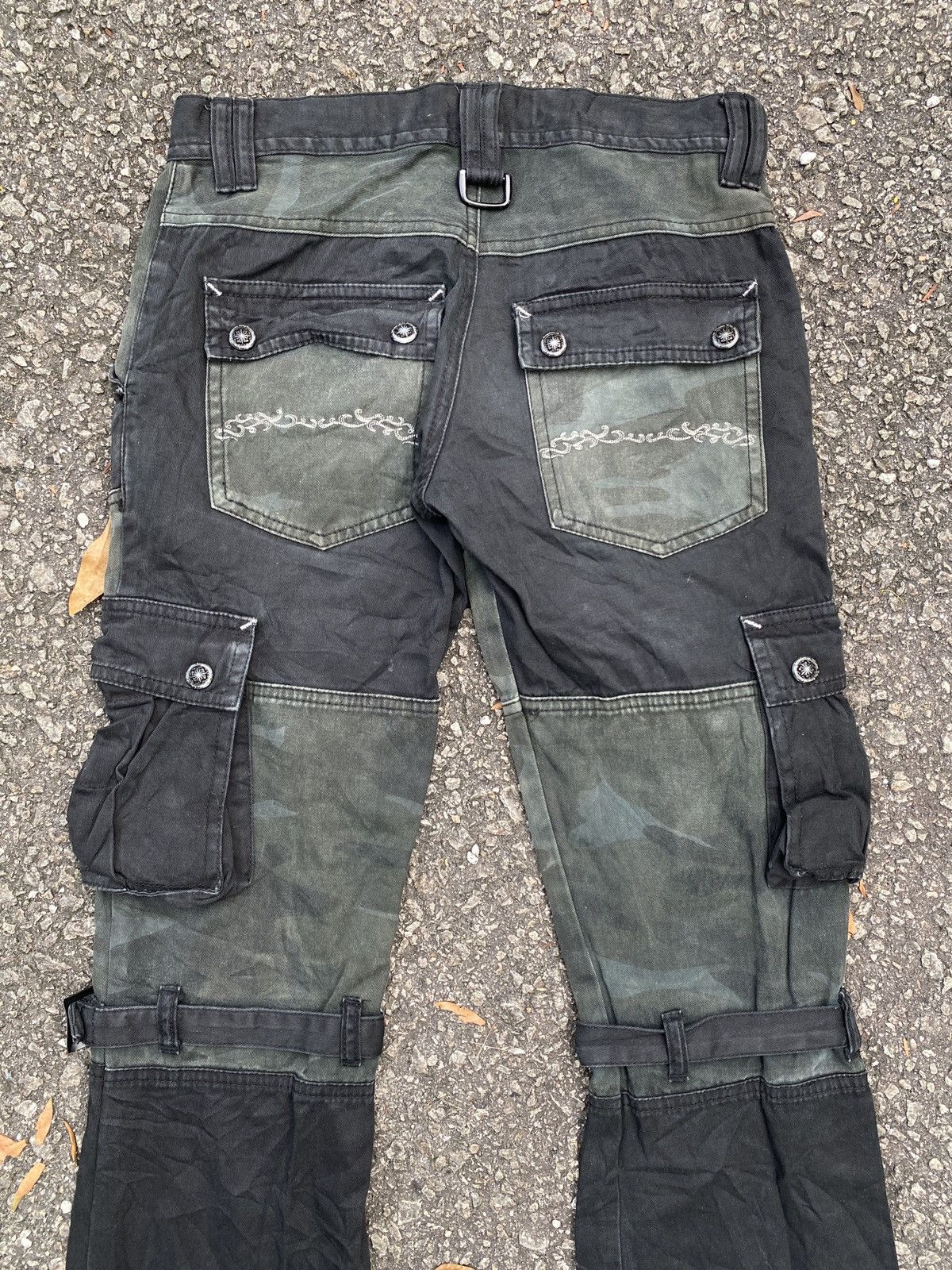 Japanese Brand Midas Japan Bondage Cargo Flare Pant Size US 29 - 13 Thumbnail