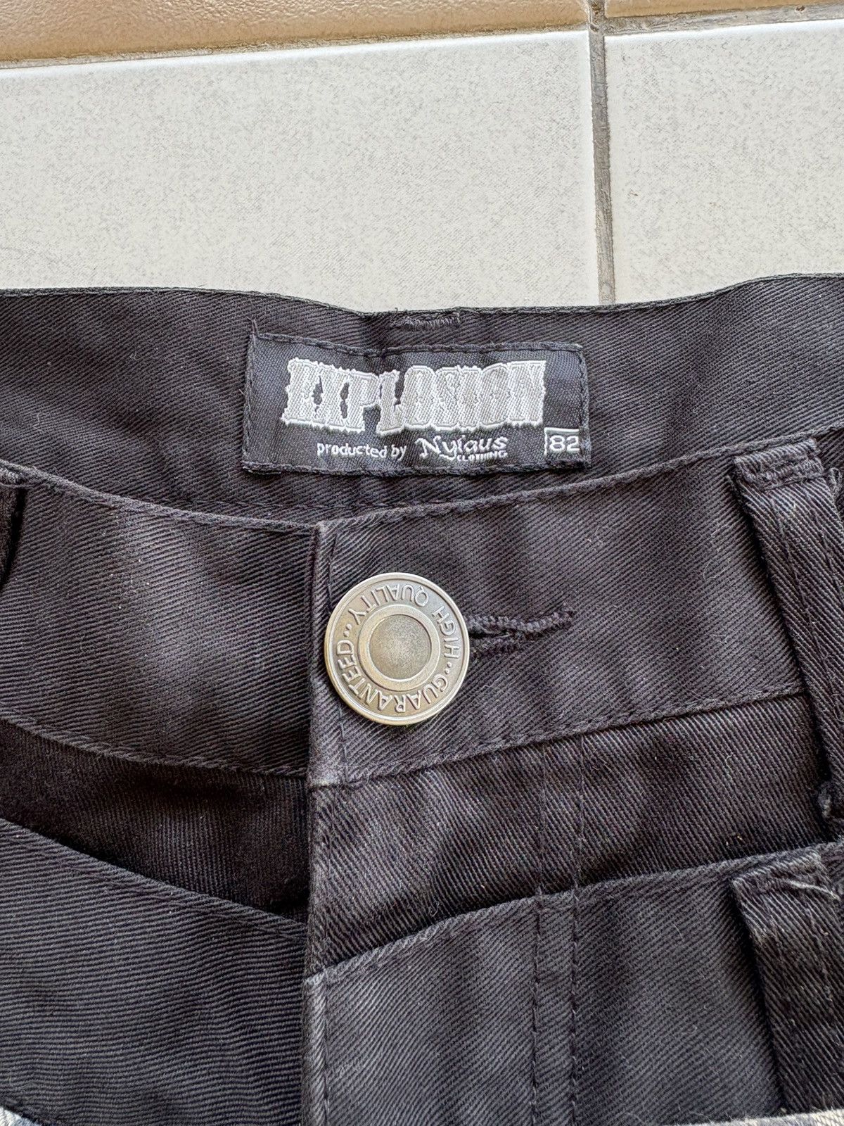 Japanese Brand Japanese High Quality Streetwear Double Waist Denim Size US 31 - 19 Thumbnail