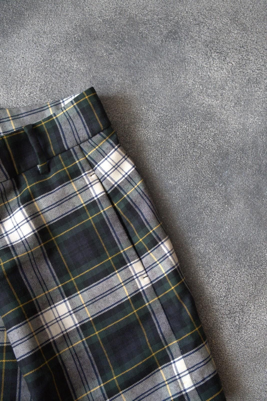 Alexander McQueen Alexander McQueen Wool Tartan Plaid Pleat Rupert Skirt Size 28" / US 6 / IT 42 - 4 Thumbnail