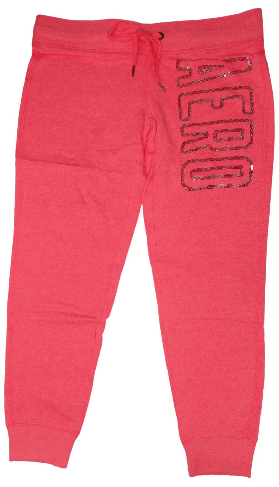 Aeropostale Aeropostale Slim Fit Jogger Sweatpants Pink Bling Sequins M Size 32" / US 10 / IT 46 - 1 Thumbnail