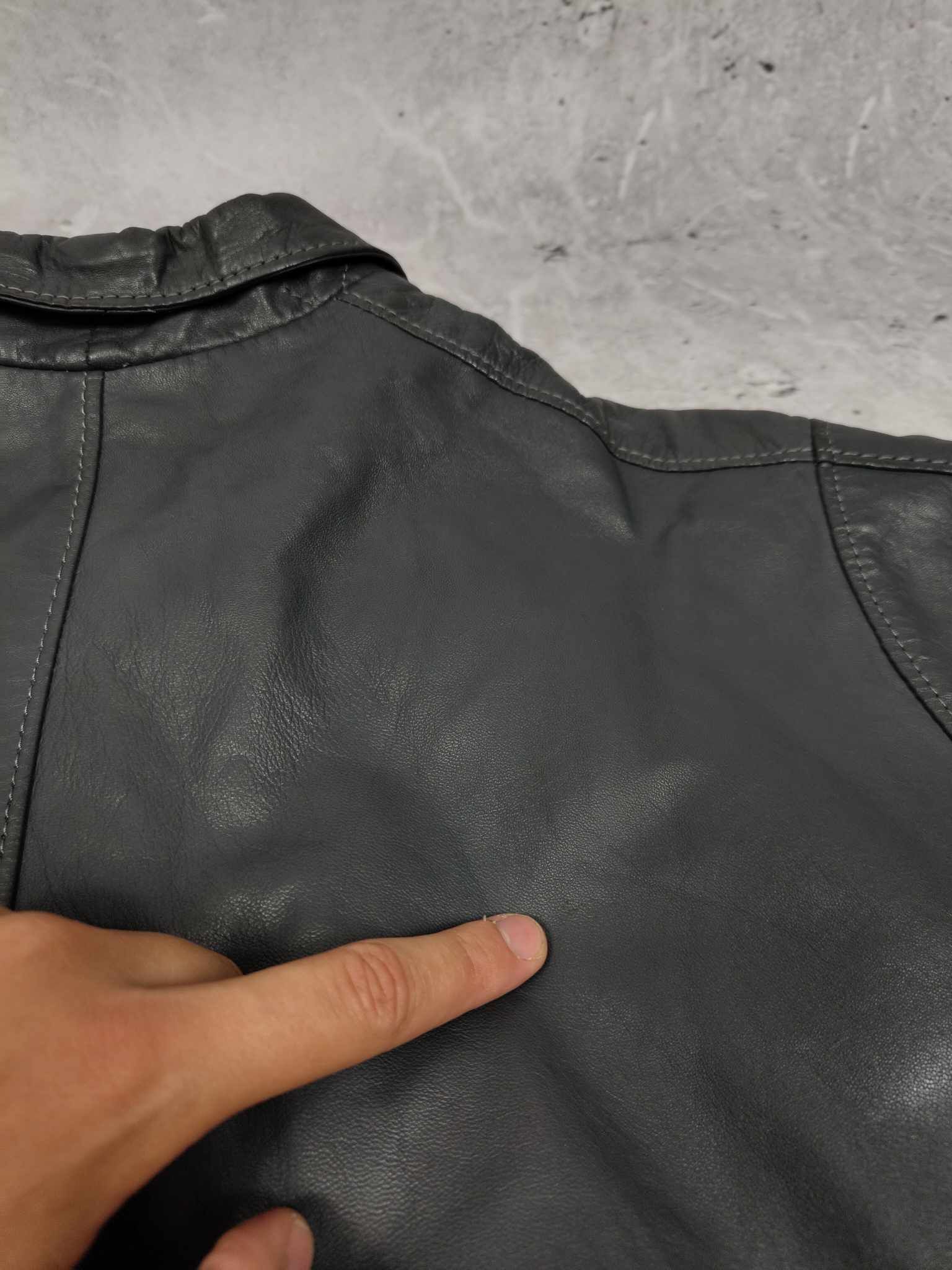 Marithe + Francois Girbaud 80s Vintage Marithé + François Girbaud Leather Bomber Jacket Size US XL / EU 56 / 4 - 14 Thumbnail