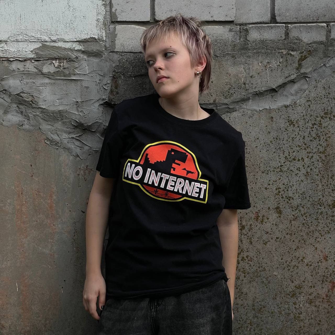 Vintage Vintage Japanese Style T-shirts No Internet Big Logo Joke Size US S / EU 44-46 / 1 - 1 Thumbnail