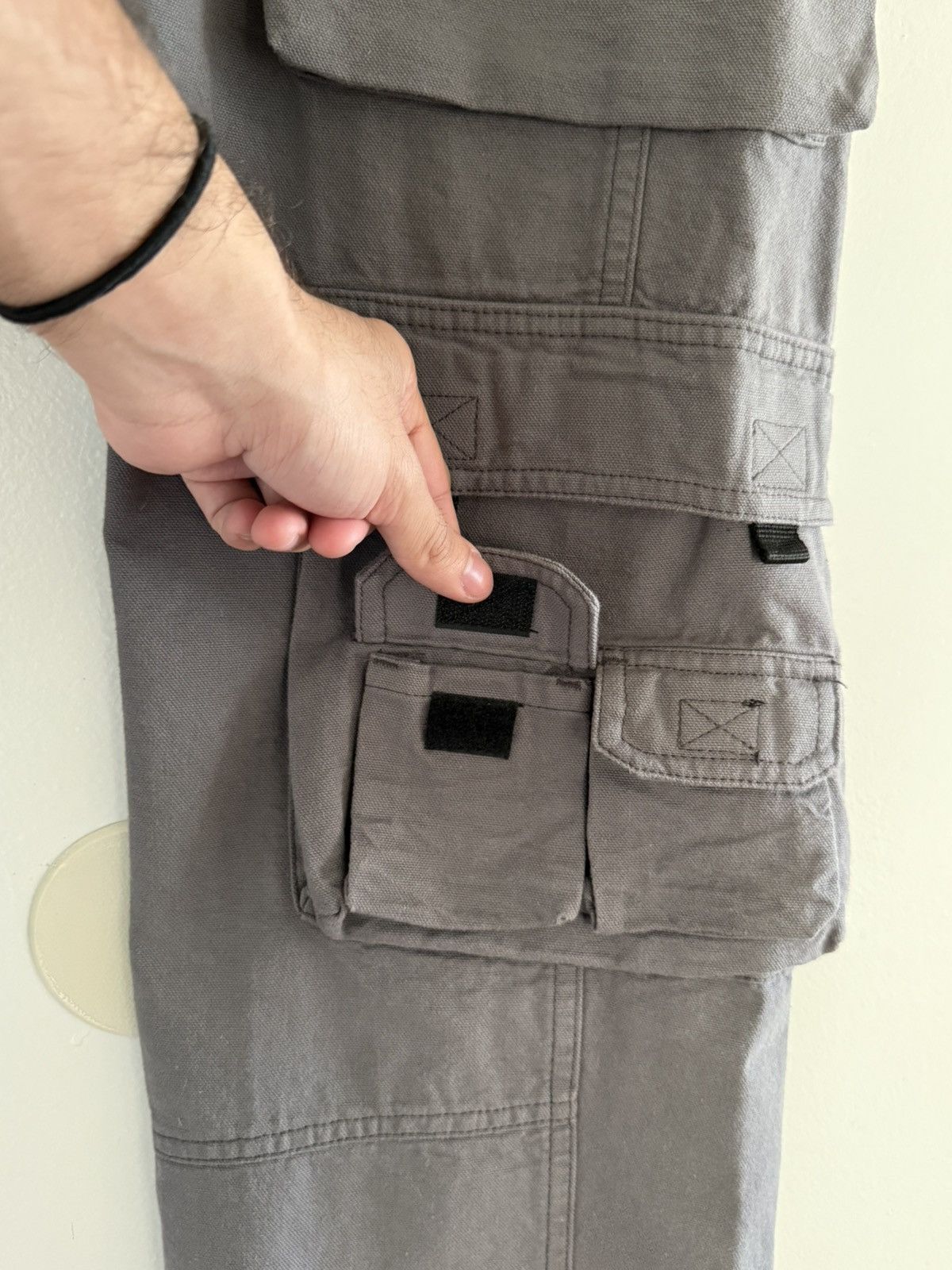 Martine Rose Martine Rose 11 Pocket Twist Seam Work Cargo Pants Gray Size US 30 / EU 46 - 14 Thumbnail