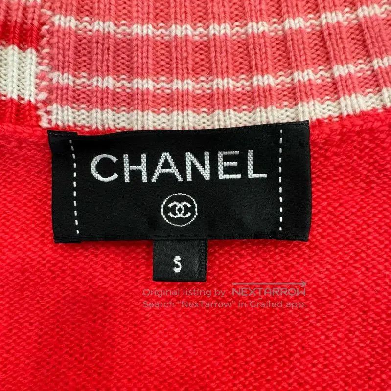 Chanel Chanel Red Wool Women's Pullover Sweater . Size S / US 4 / IT 40 - 6 Thumbnail