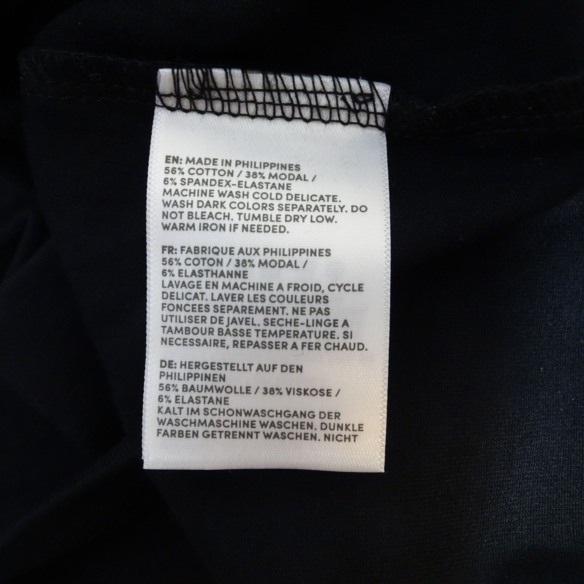 Lands' End Lands End Women Black Long Sleeve Crewneck Knit Top T-shirt Size S / US 4 / IT 40 - 6 Thumbnail
