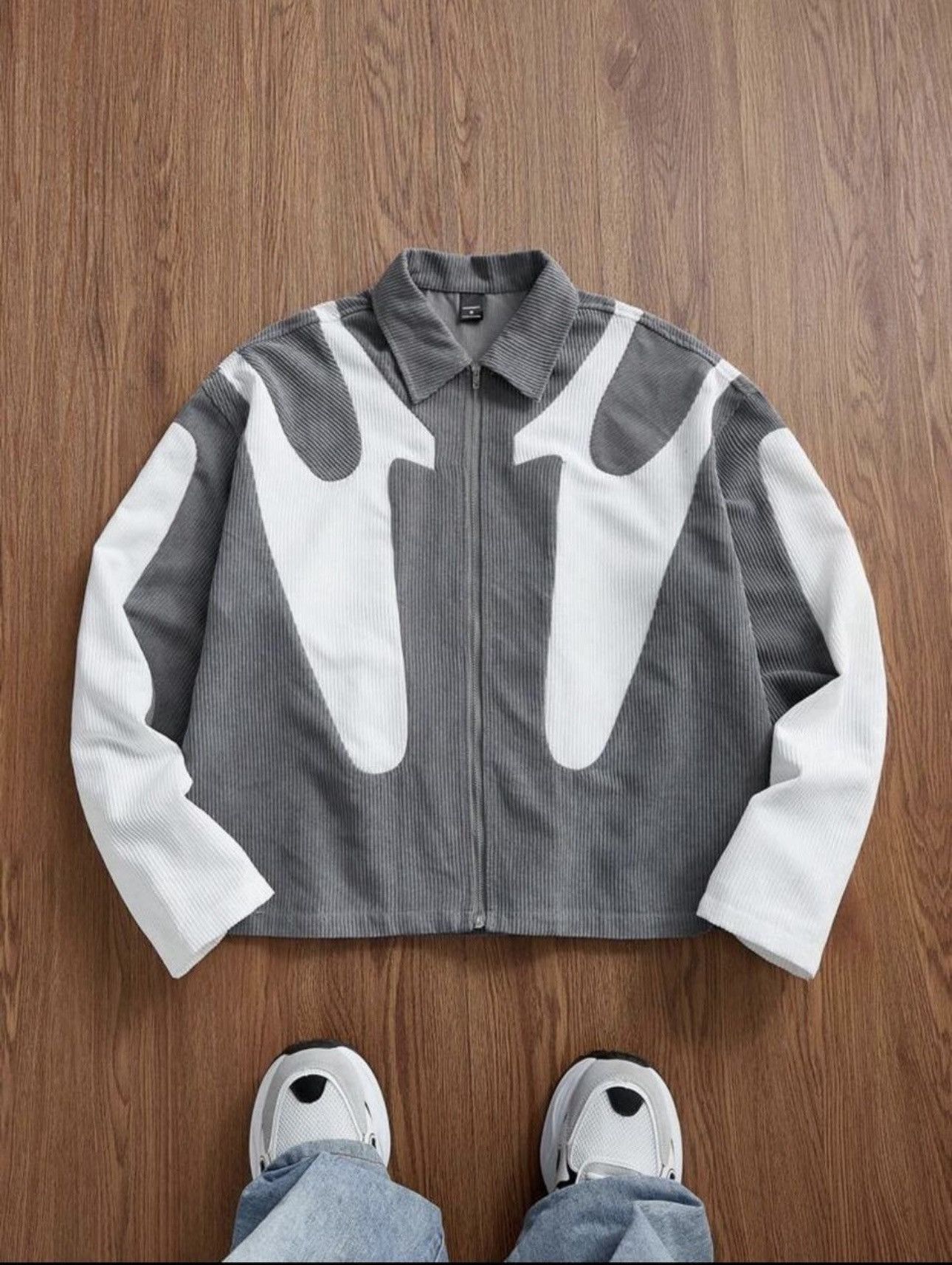 Other Grey and White Jacket Size US L / EU 52-54 / 3 - 1 Thumbnail