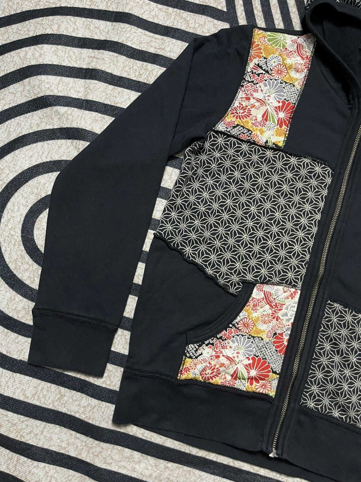 Kapital 00s KAPITAL INSPIRED BRAND NAMITATSU PATCHWORK ZIPPER HOODIE Size US M / EU 48-50 / 2 - 3 Thumbnail