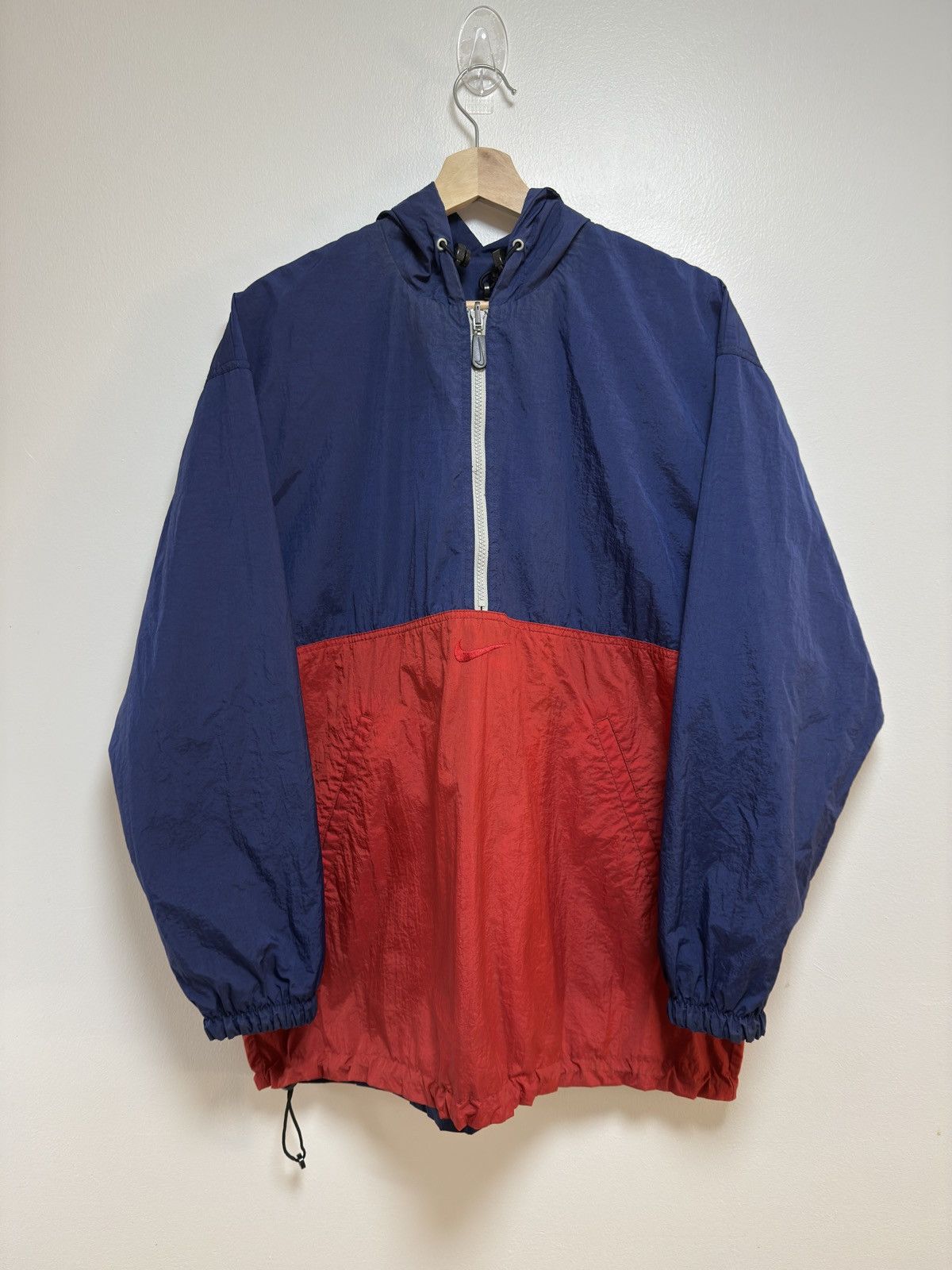 Nike × Vintage Vintage 90s Nike Reversible Parka Jacket Large Size US L / EU 52-54 / 3 - 2 Thumbnail