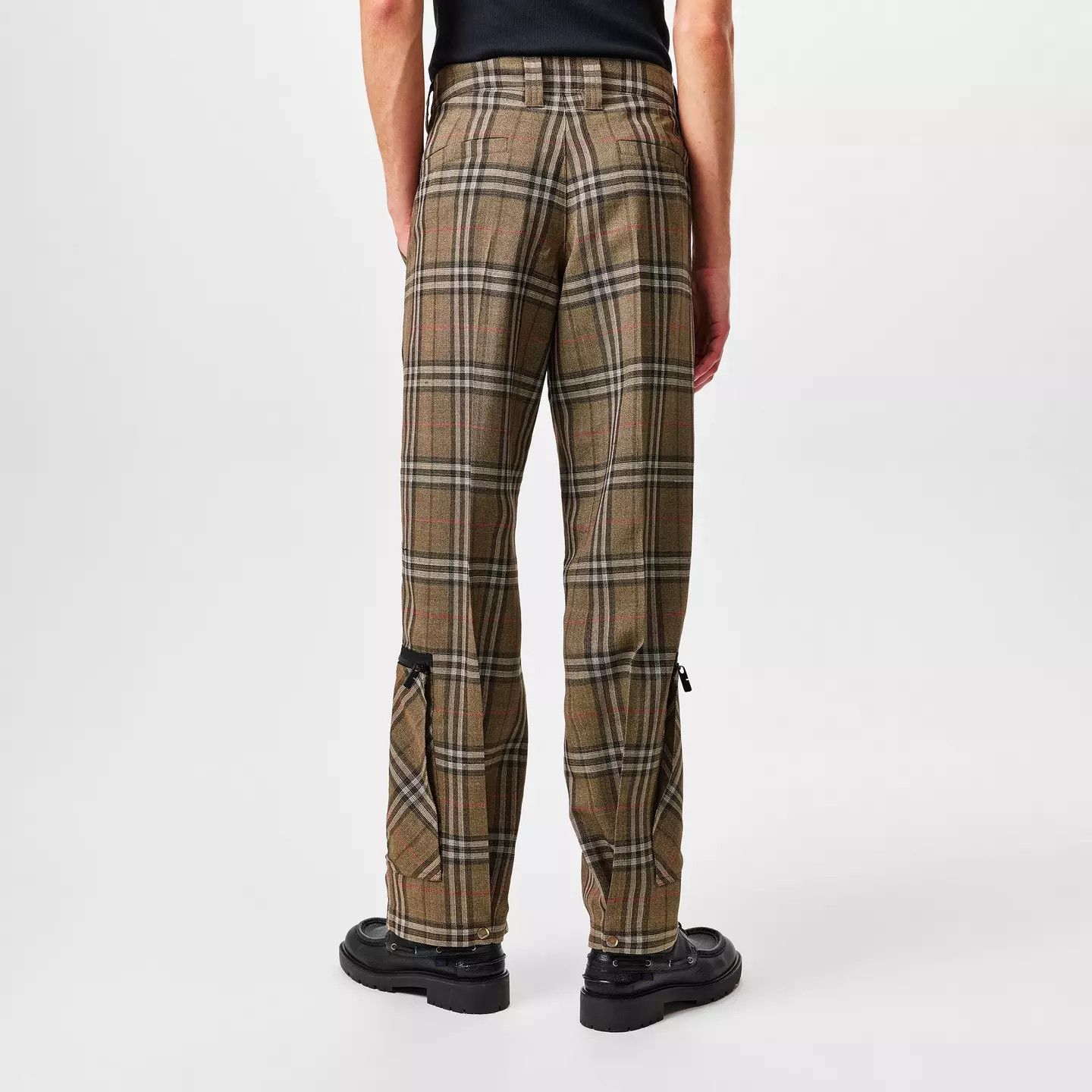 Burberry o1g2r1mq0426 Wool Tech Technical Fabric Cargo Trousers Size US 34 / EU 50 - 4 Thumbnail