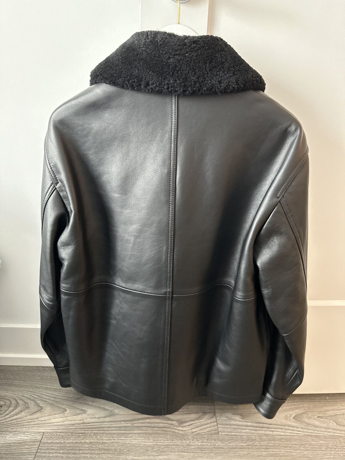 Aime leon dore leather jacket