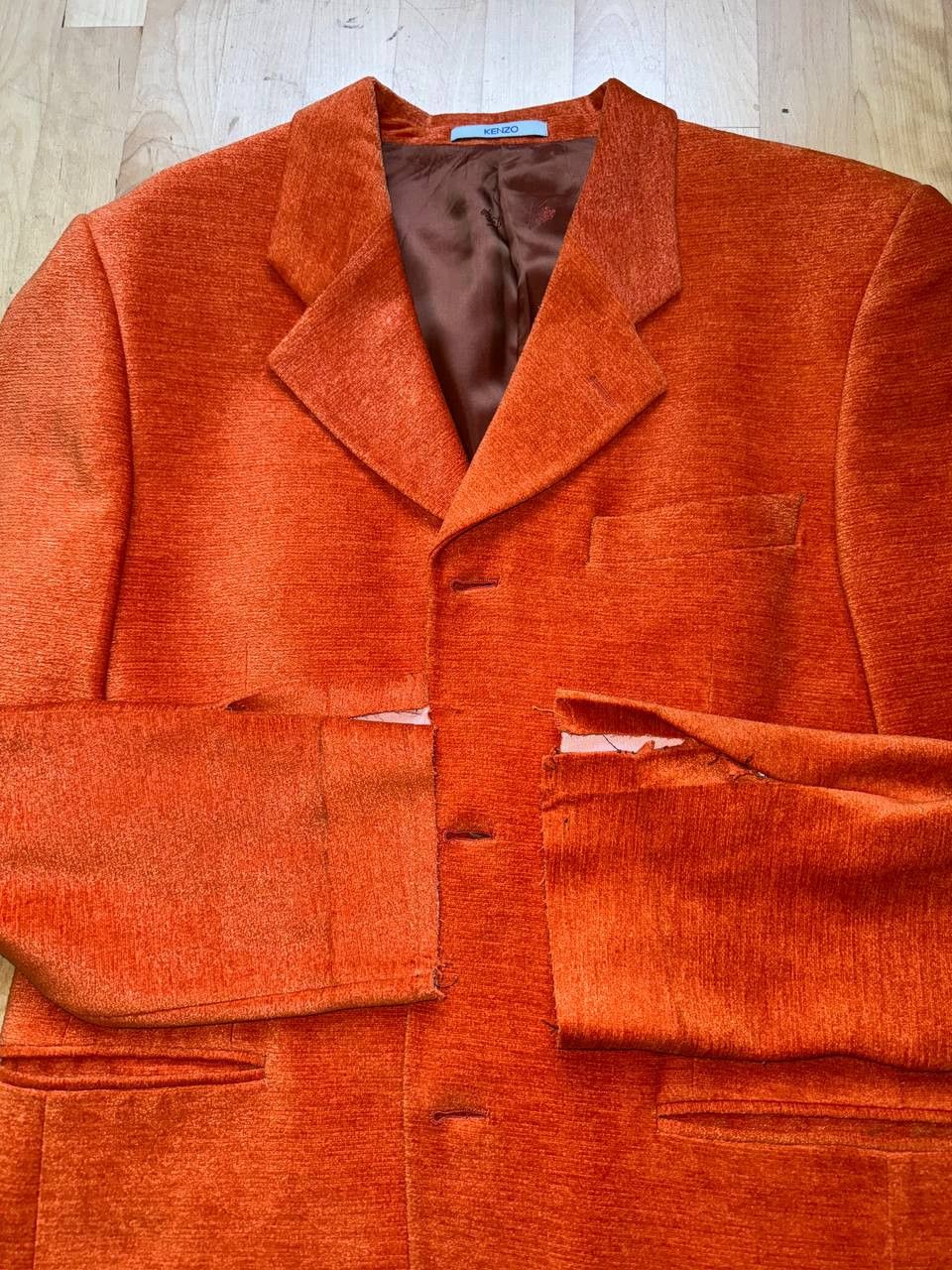 Japanese Brand × Kenzo × Vintage Vintage KENZO Homme Paris Blazer Jacket 90s Japan Size 48R - 6 Thumbnail