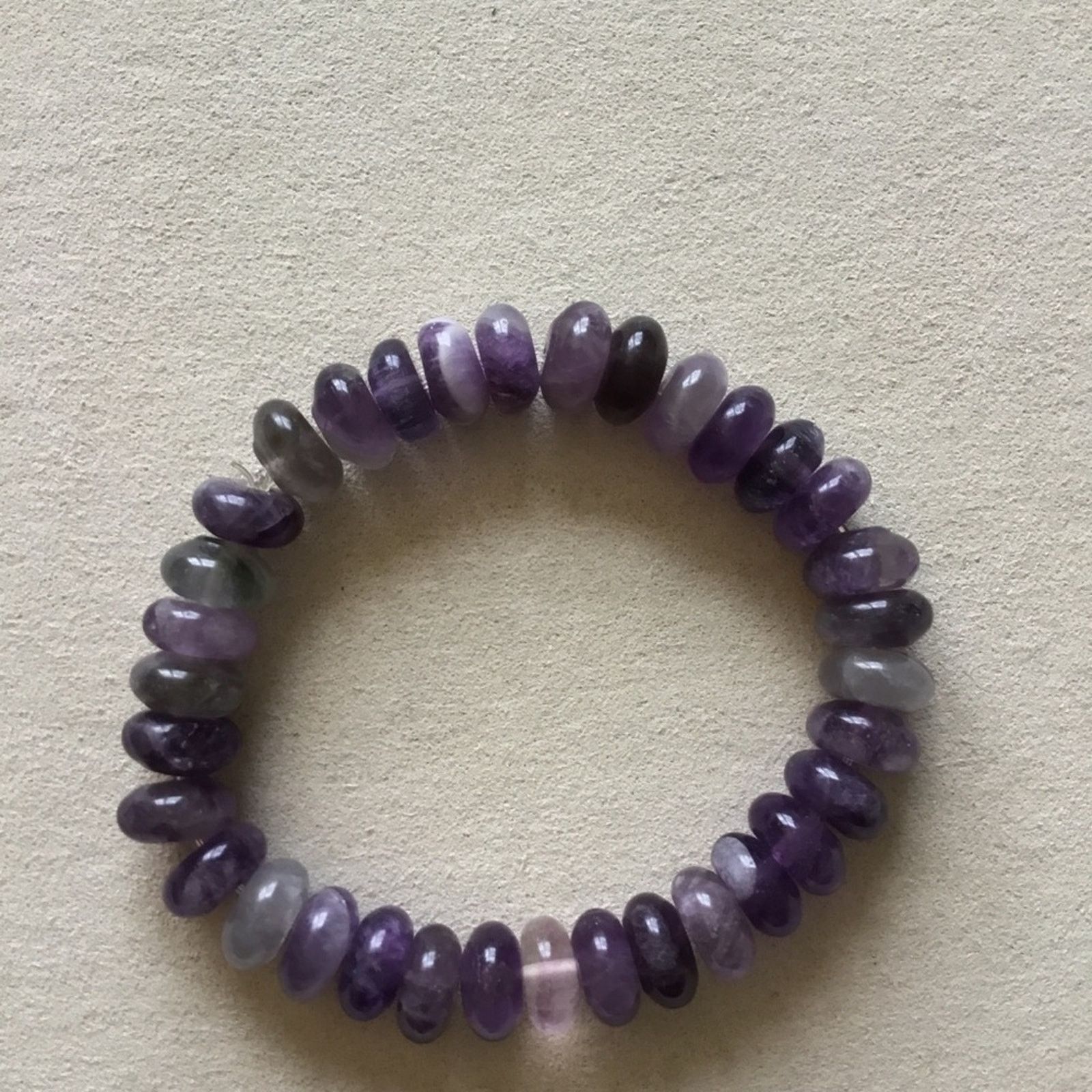 Other Rare Purple Beads Bracelet Size ONE SIZE - 2 Thumbnail