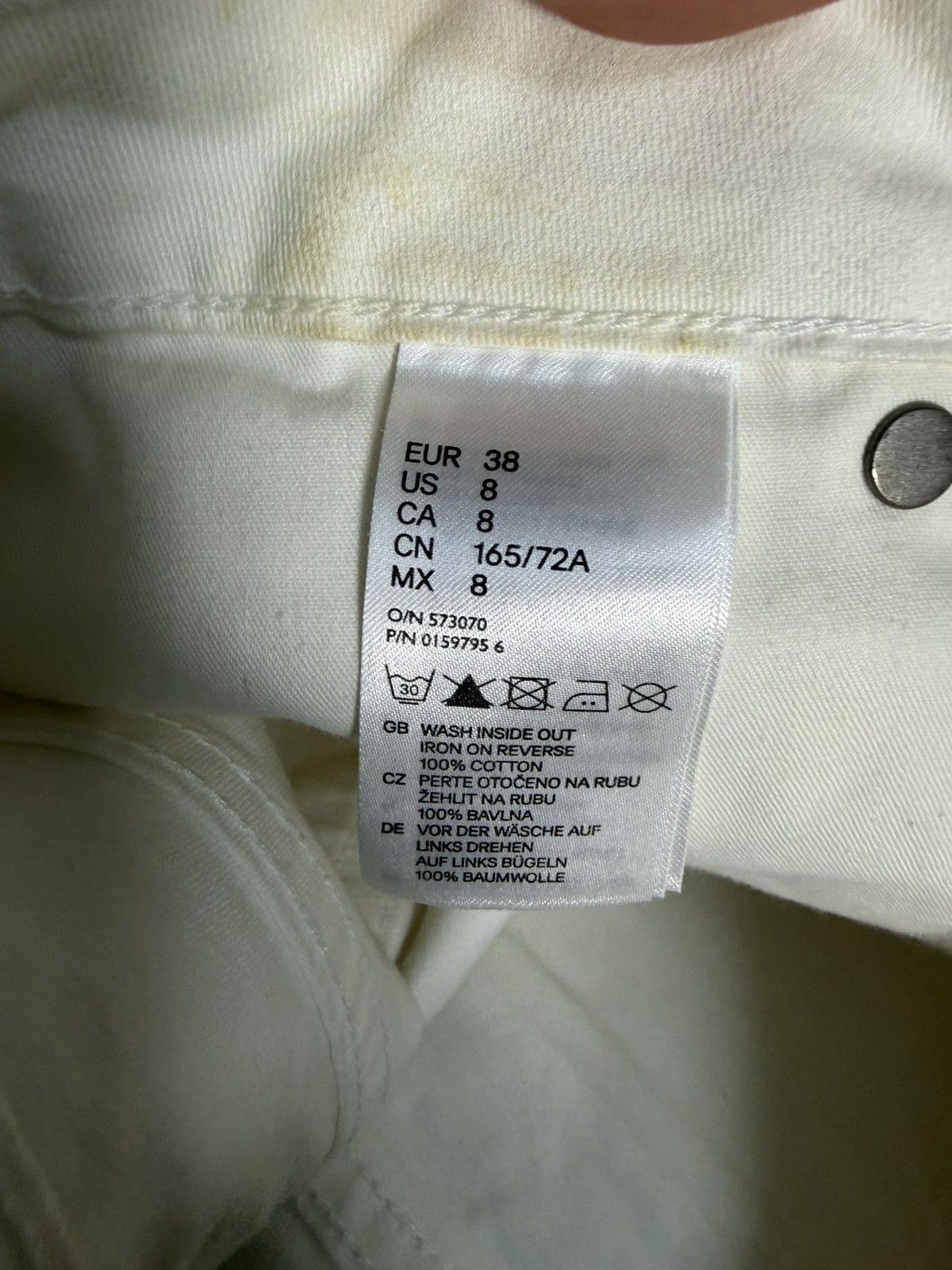 H&M × Maison Margiela Maison Martin Margiela × H&M Re-Edition Painted Jeans Size 27" / US 4 / IT 40 - 9 Thumbnail
