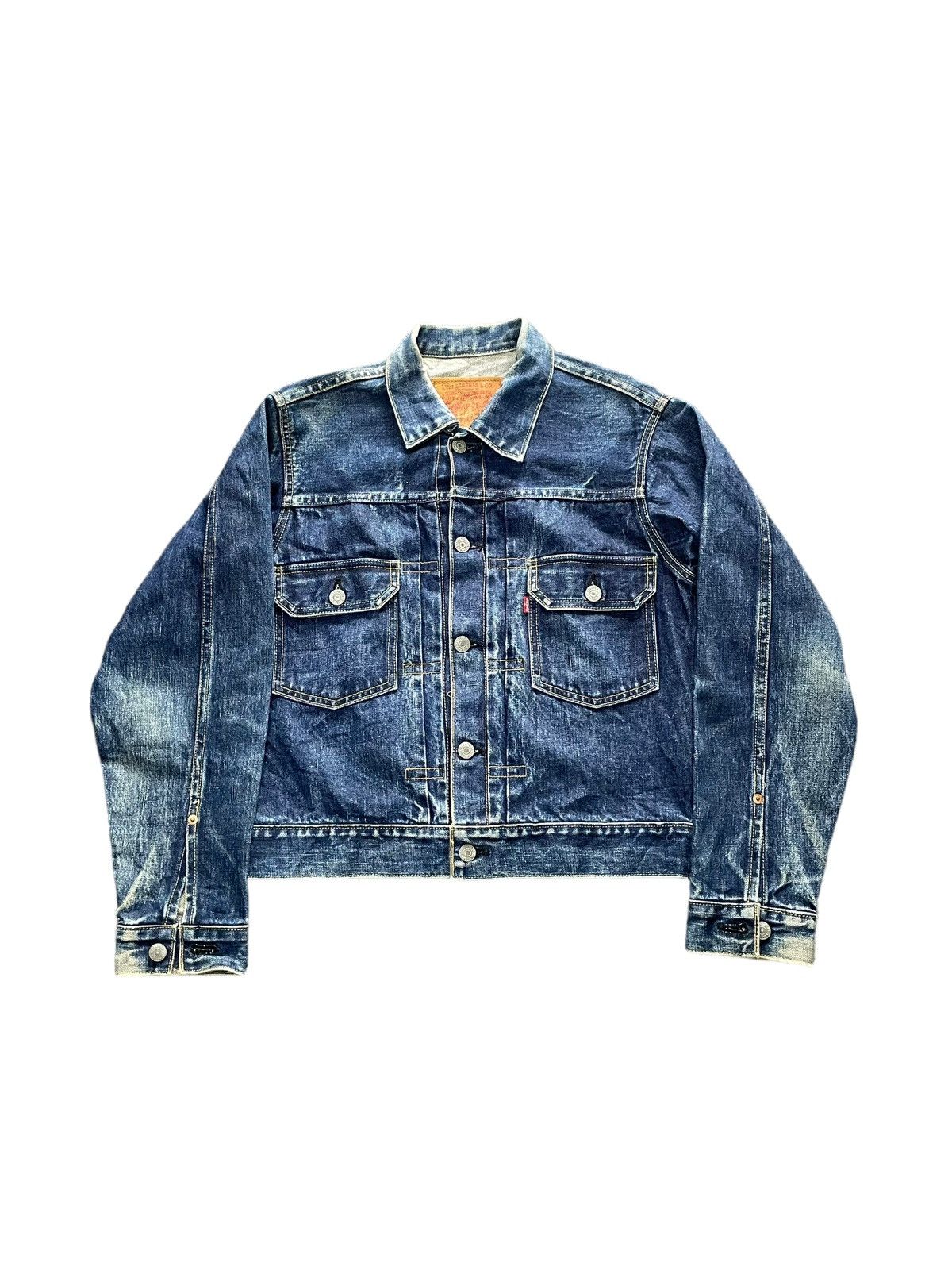 Levi's Vintage 1999 Levis 507XX E Selvedge Denim Jacket Size US S / EU 44-46 / 1 - 1 Thumbnail