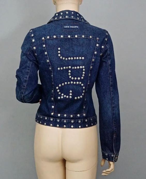 Jean Paul Gaultier Jean Paul Gaultier Jeans Rivet Stud Studded Denim Jacket Size S / US 4 / IT 40 - 12 Thumbnail