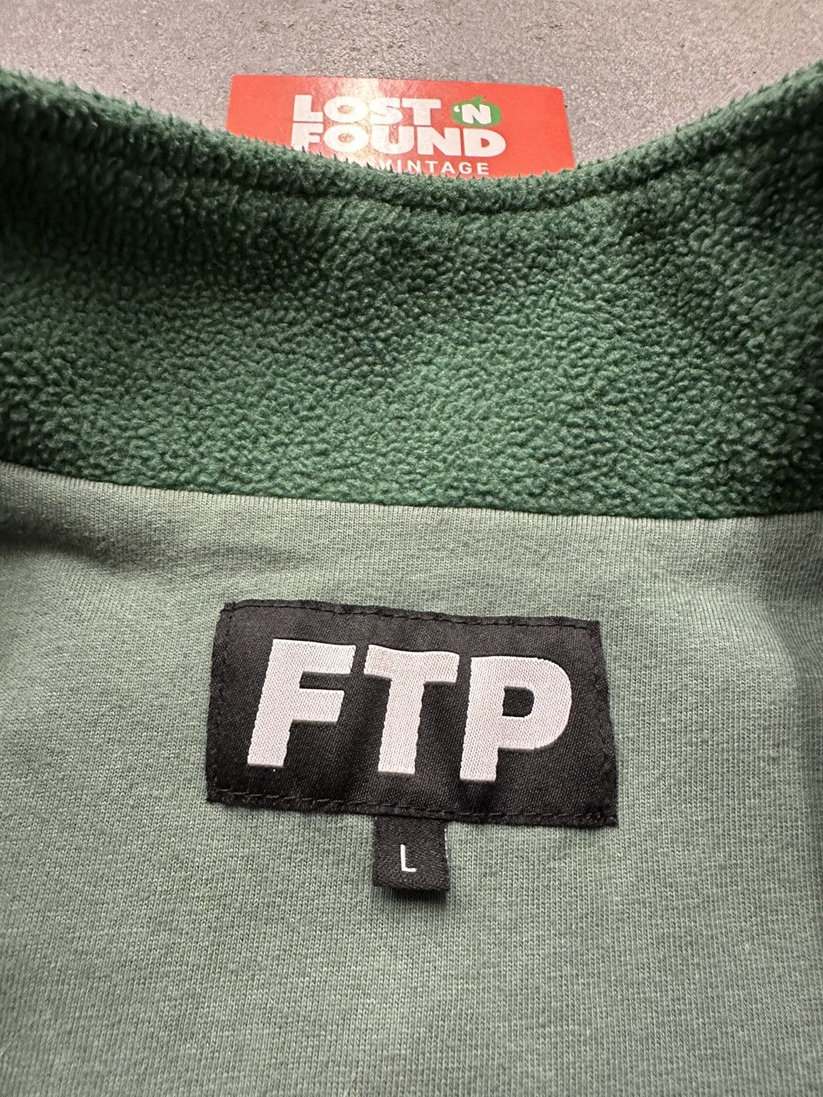 Fuck The Population FW18 FTP Sherpa Half Zip Fleece Jacket Size US L / EU 52-54 / 3 - 9 Thumbnail