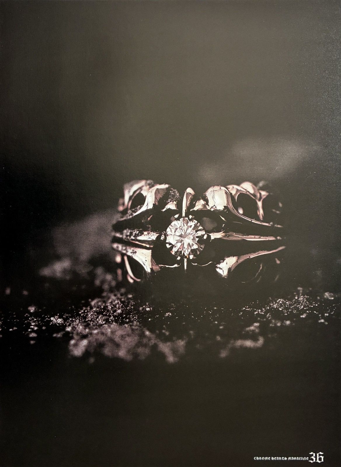 Chrome Hearts Chrome Hearts diamond ring photo Framed poster 9x11 Size ONE SIZE - 2 Thumbnail