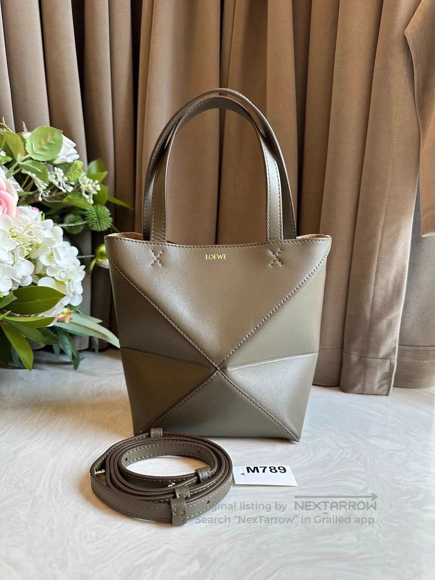 Loewe LOEWE mini tote deep olive green like new/ Size ONE SIZE - 1 Thumbnail