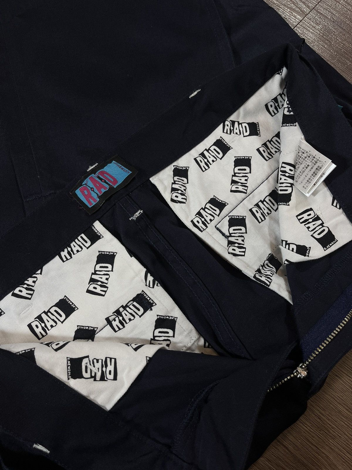 R.Newbold RAD (R.Newbold) Navy Work Trousers – Regular Straight Fit Size US 31 - 11 Thumbnail