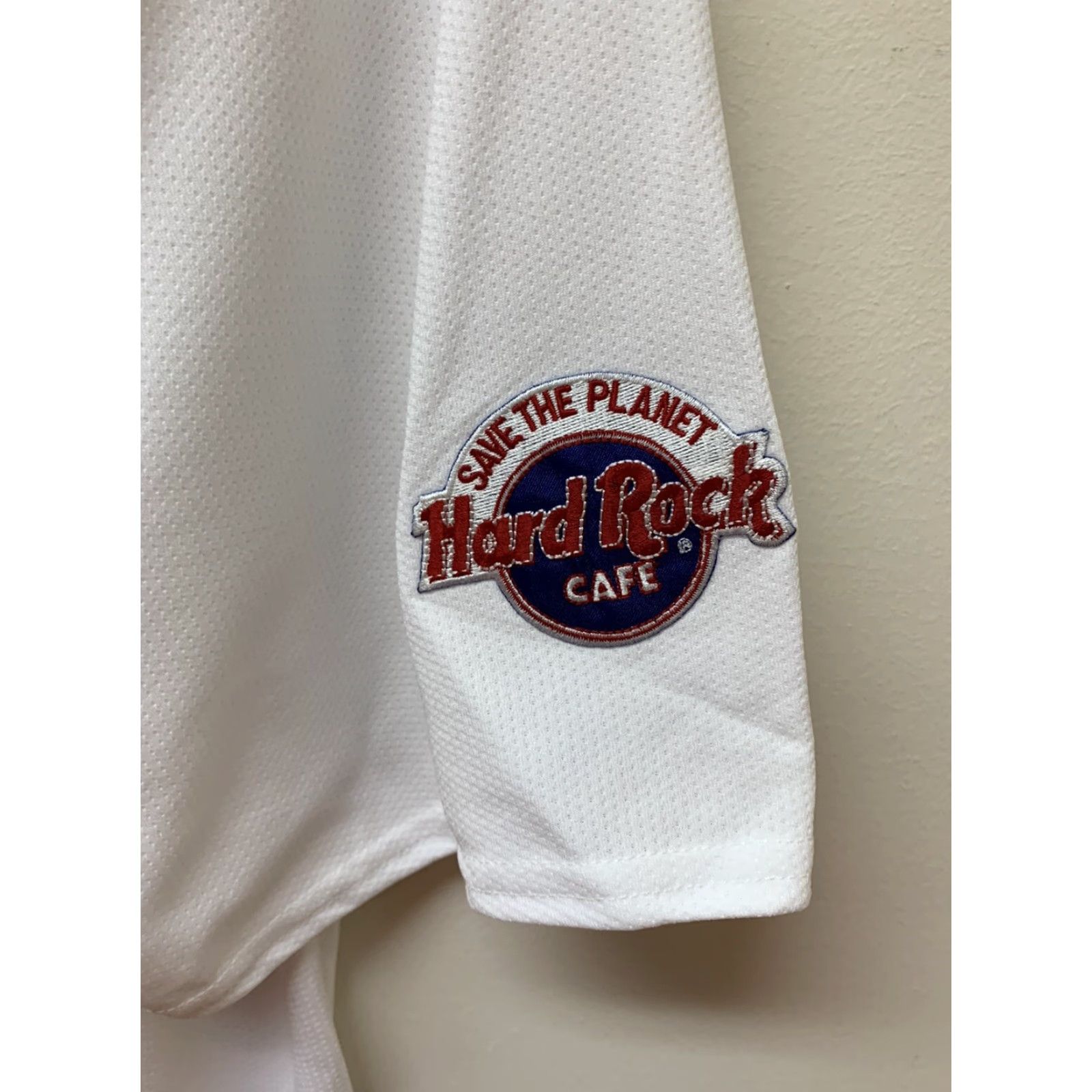 Hard Rock Cafe VINTAGE Hard Rock Cafe Chicago Baseball Jersey Shirt XL Men White 1990s NOS NEW Sportswear Jersey Size US XL / EU 56 / 4 - 5 Thumbnail