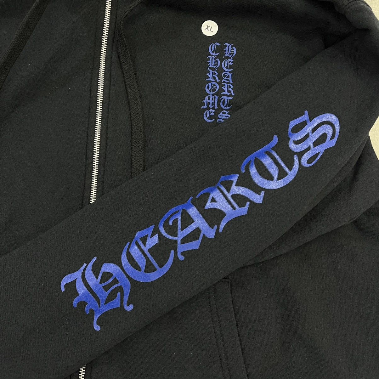 Chrome Hearts CHROME HEARTS Thermal Blue Letter Full Zip Up Black Size US XL / EU 56 / 4 - 7 Thumbnail