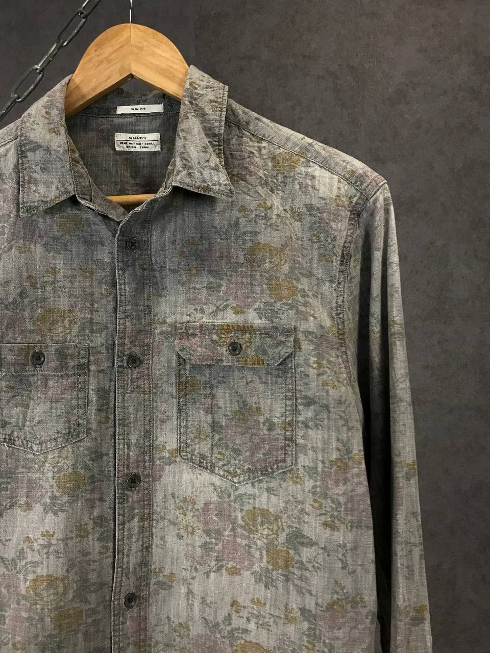 Allsaints Allsaints vintage art crazy shirt Size US S / EU 44-46 / 1 - 2 Thumbnail