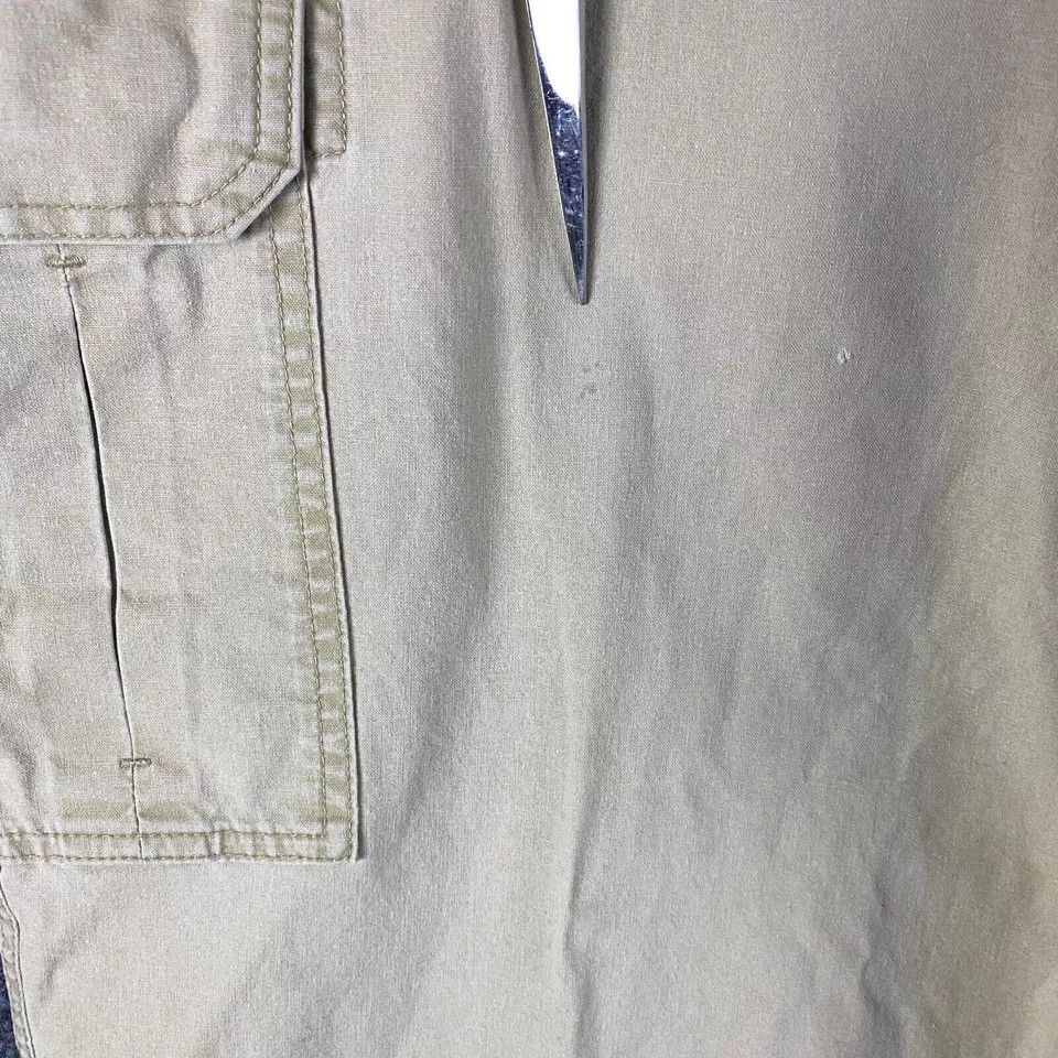 L.L. Bean LL Bean Cargo Pants Men's 38x30 Natural Fit Light Yellow Size US 38 / EU 54 - 3 Thumbnail