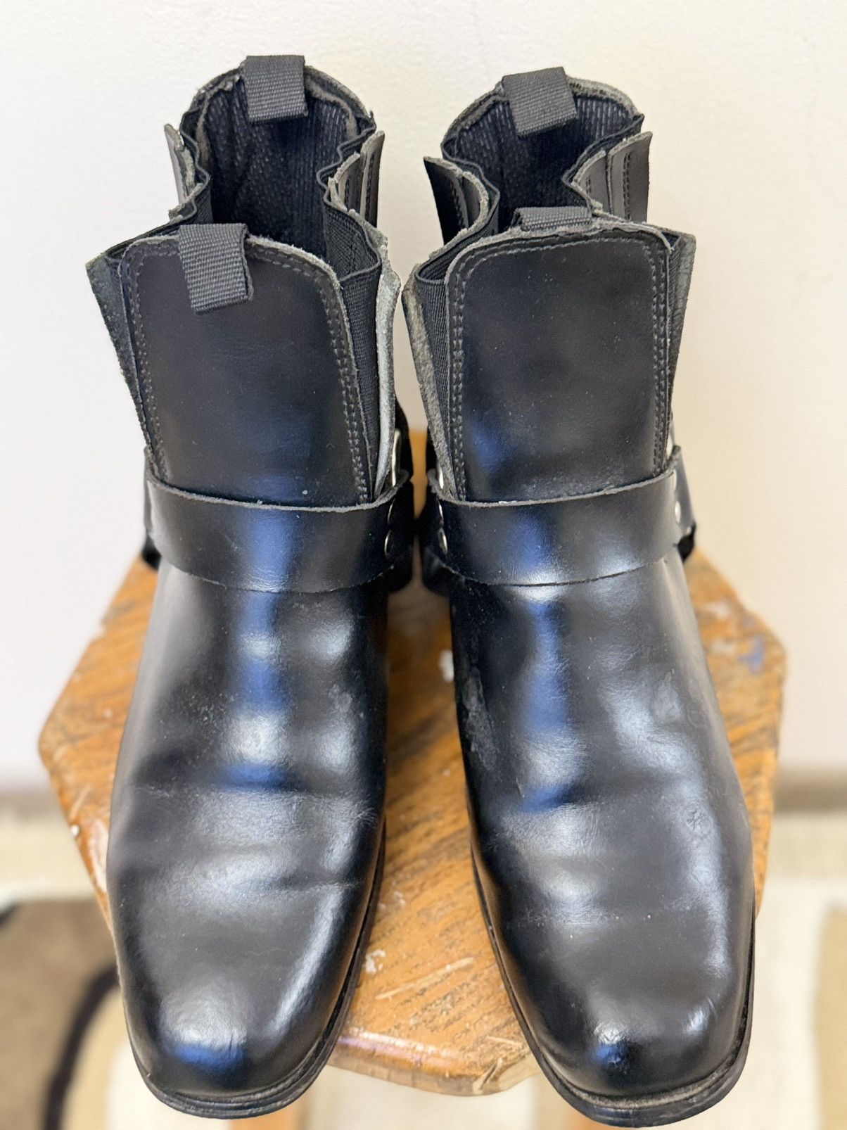Other Studded gothic avant garde boots hedi slimane style y2k Size US 10 / EU 43 - 4 Thumbnail