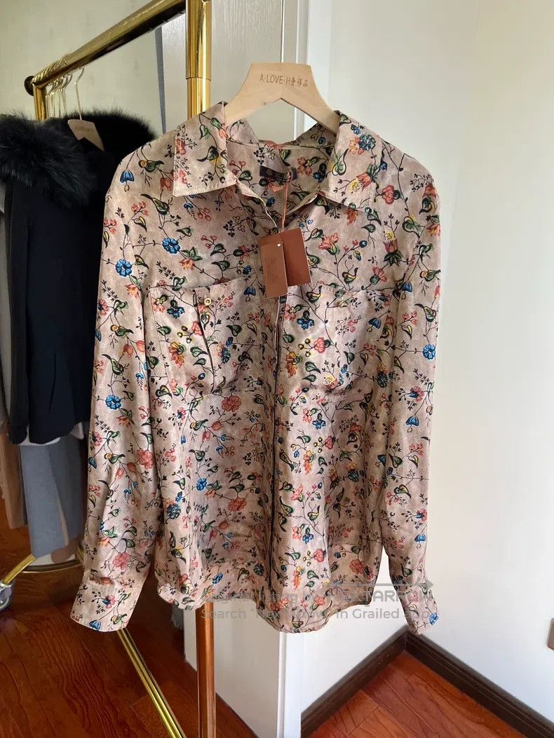Loro Piana Loro Piana True Color Floral Shirt Size XS / US 0-2 / IT 36-38 - 2 Thumbnail