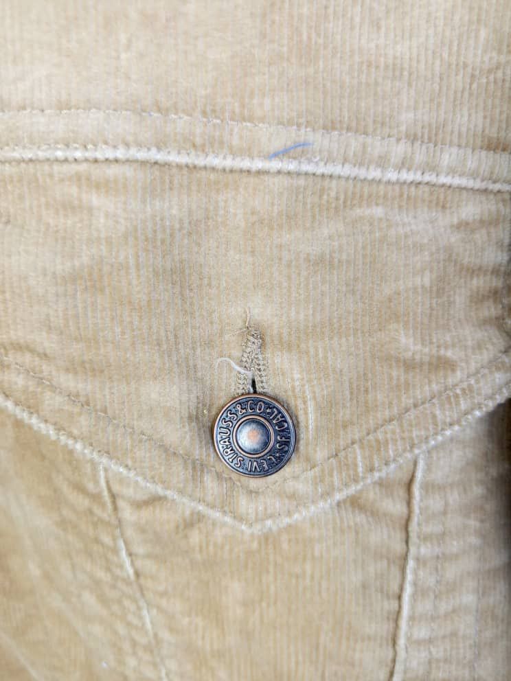 Designer × Levi's Vintage Clothing × Vintage Levi’s Sherpa Trucker Jacket Vintage 90s Corduroy Size US L / EU 52-54 / 3 - 4 Thumbnail