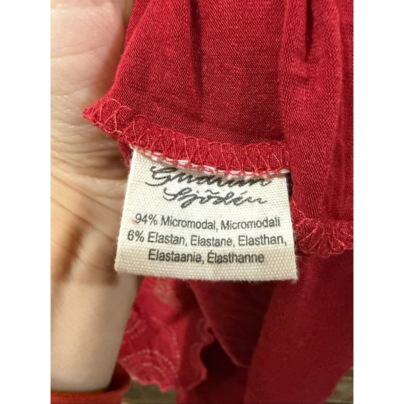 Guru Gudrun Sjödén long-sleeve top boho lagenlook size Medium Size M / US 6-8 / IT 42-44 - 4 Thumbnail
