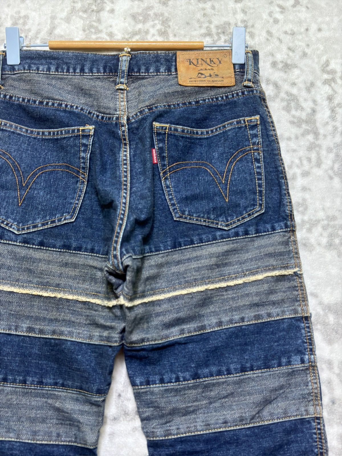 Hysteric Glamour Vintage 2000s Hysteric Glamour Flare “Hagi” Kinky Denim Size US 28 / EU 44 - 12 Thumbnail