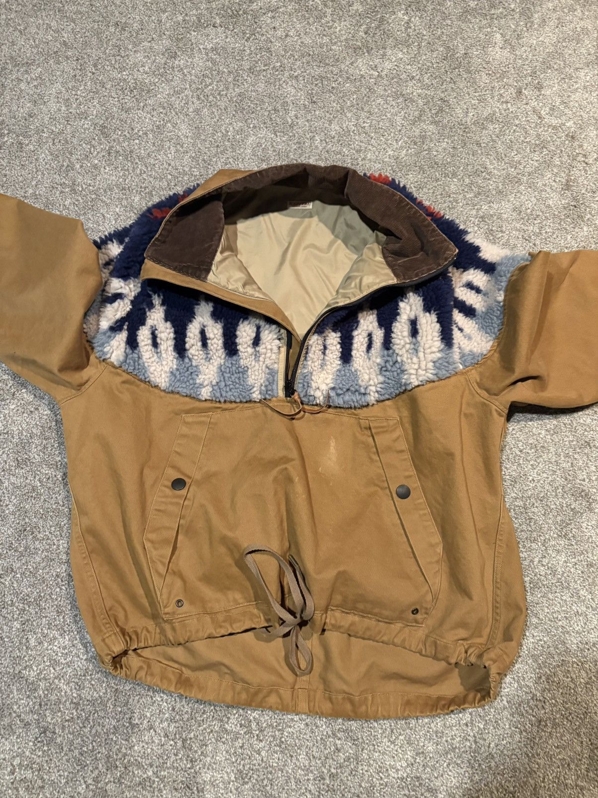 Kapital Kapital boa fleece anorak camel Size US M / EU 48-50 / 2 - 4 Thumbnail