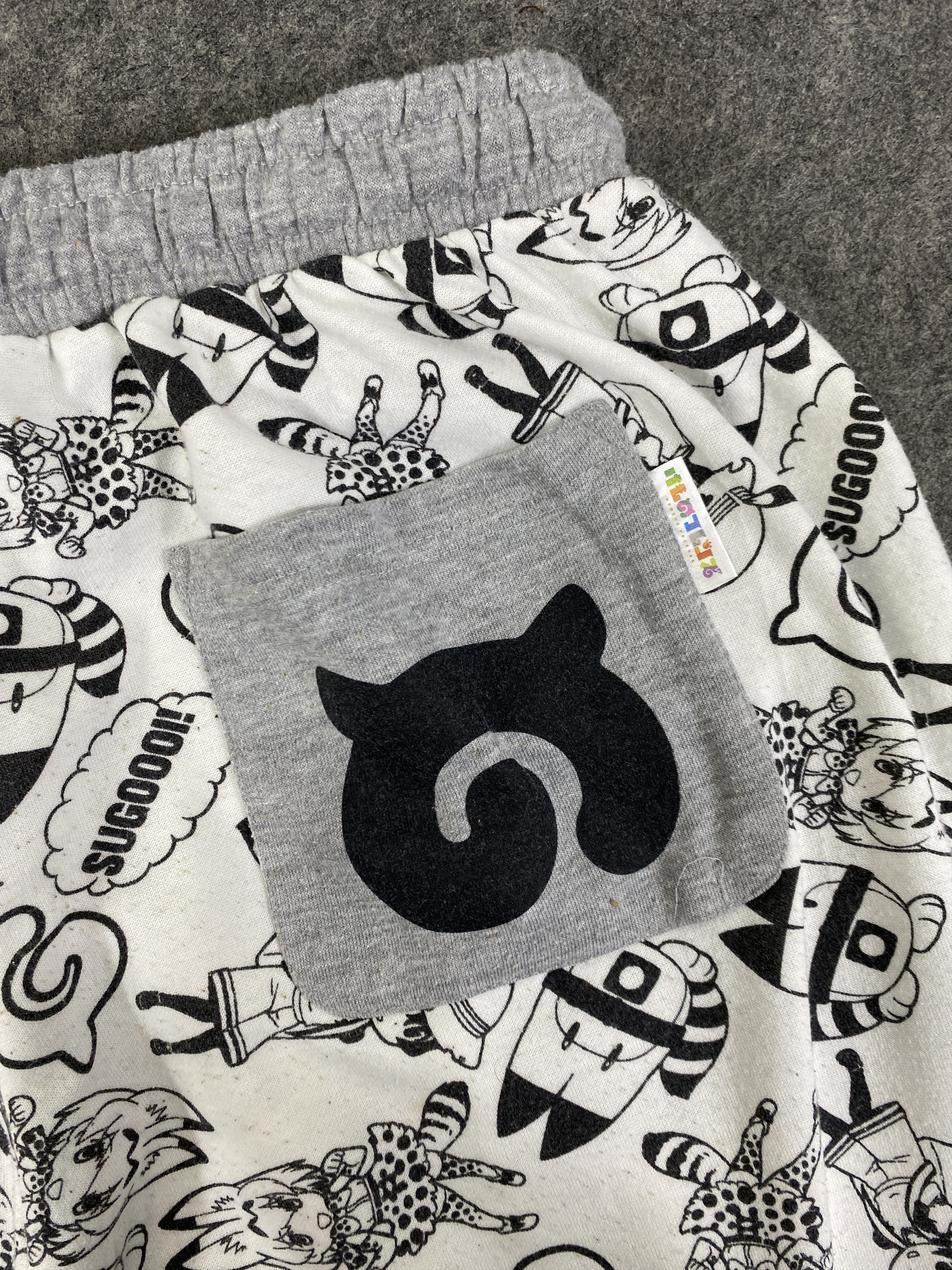 Japanese Brand Vintage Kemono Friends 3 Quarter Jogger Pants - CP301 Size US 30 / EU 46 - 6 Thumbnail